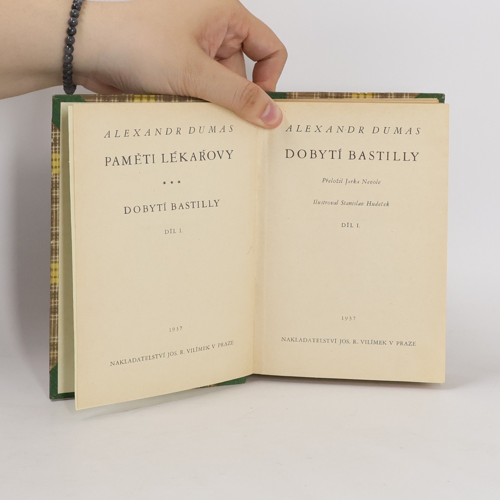 Alexandre Dumas Paměti lékařovy. Dobytí Bastilly I.