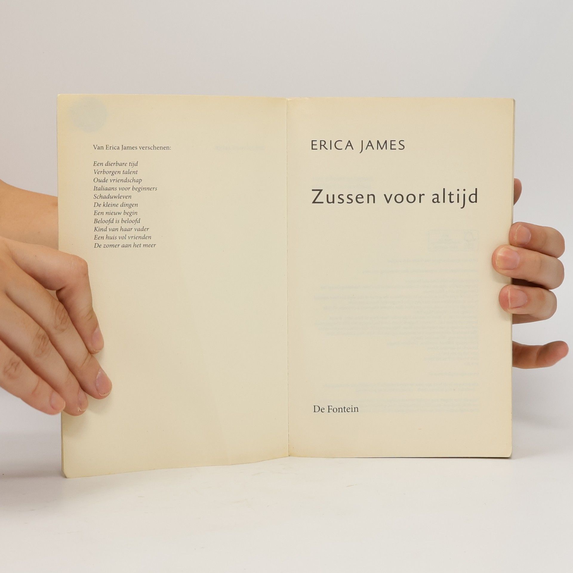 Erica James Zussen voor altijd