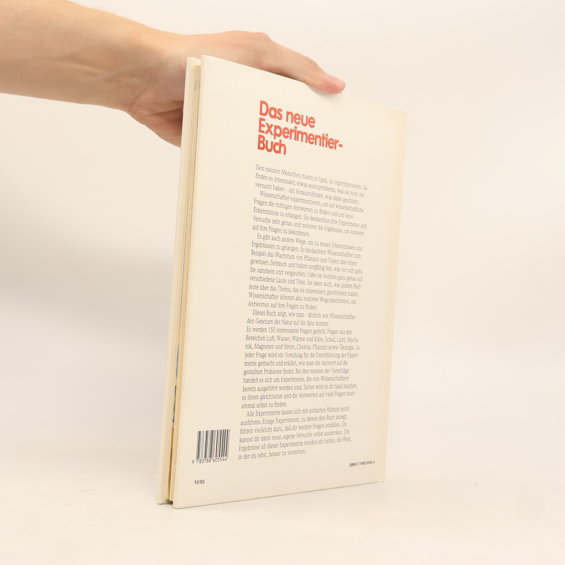 Rainer Köthe Das neue Experimentier-Buch