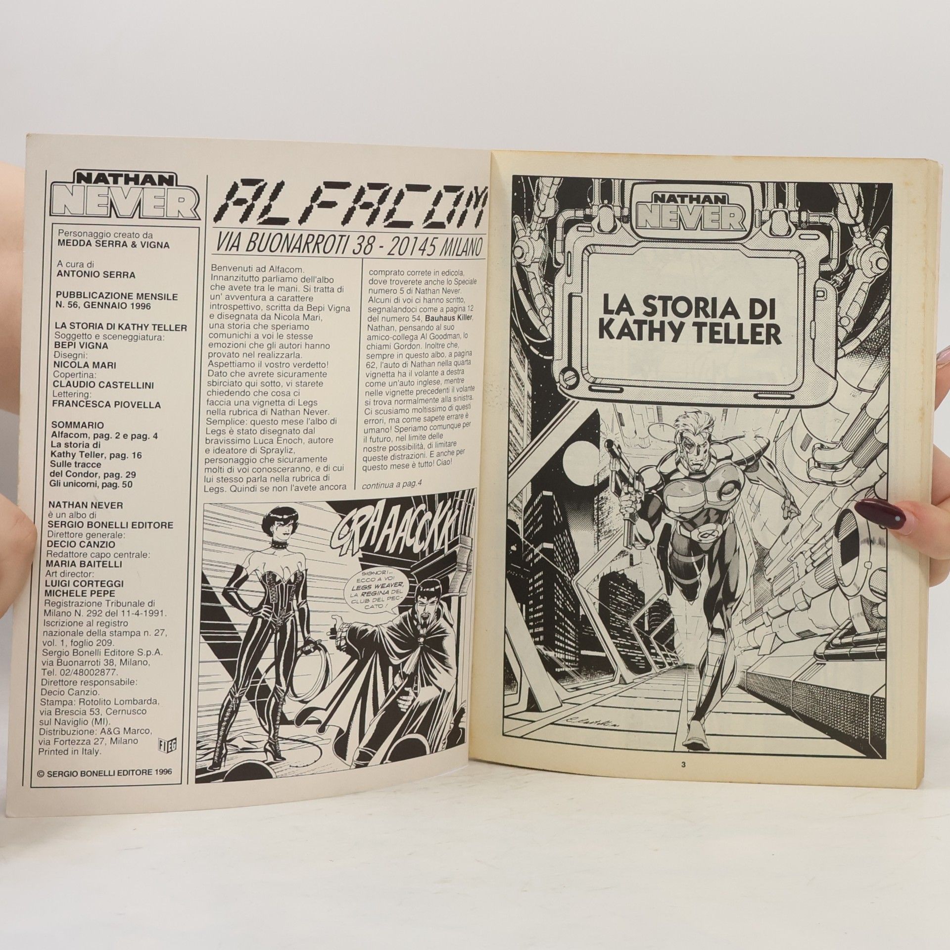 Claudio Castellini Nathan Never, nr. 56