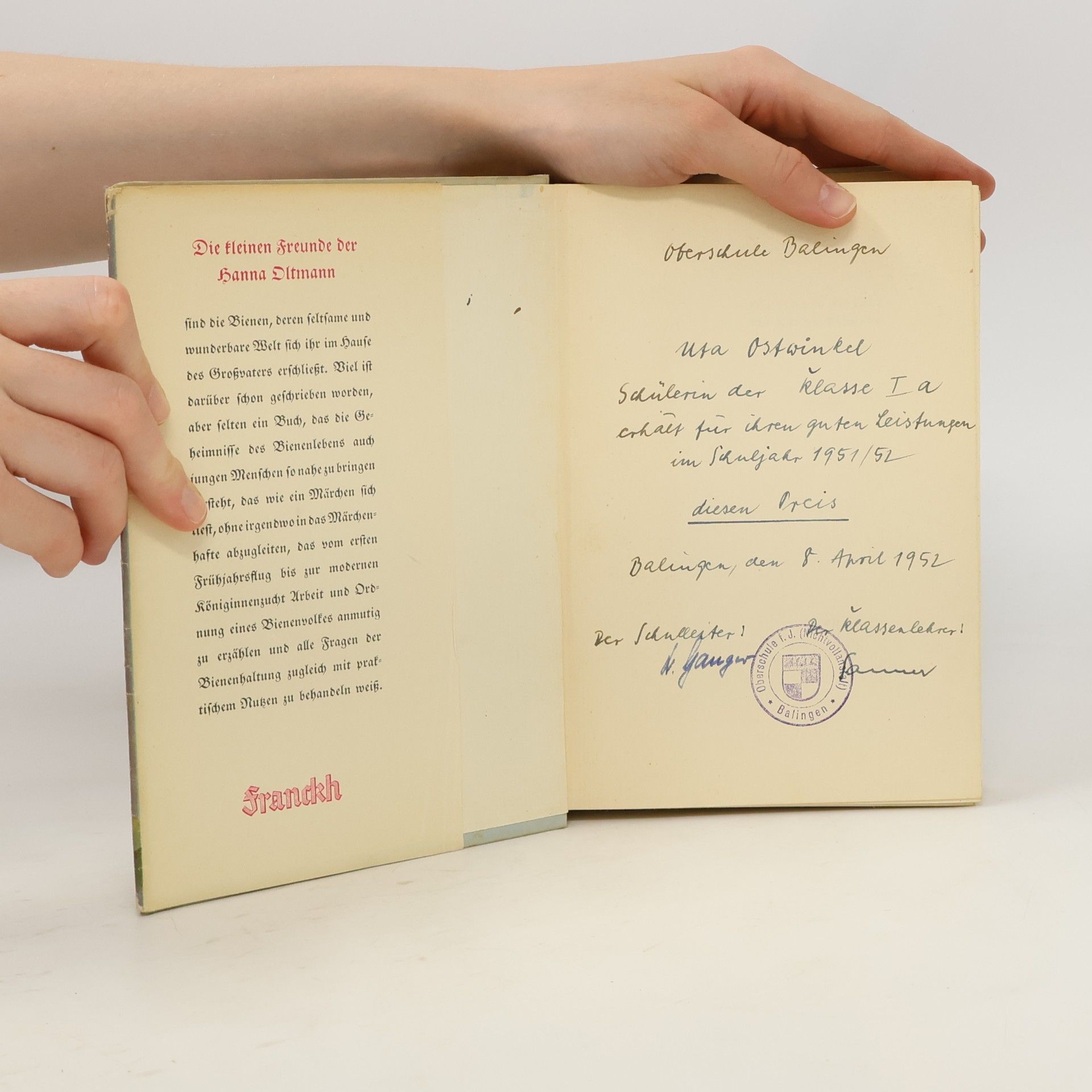 Various authors Die kleinen Freunde der Hanna Oltmann