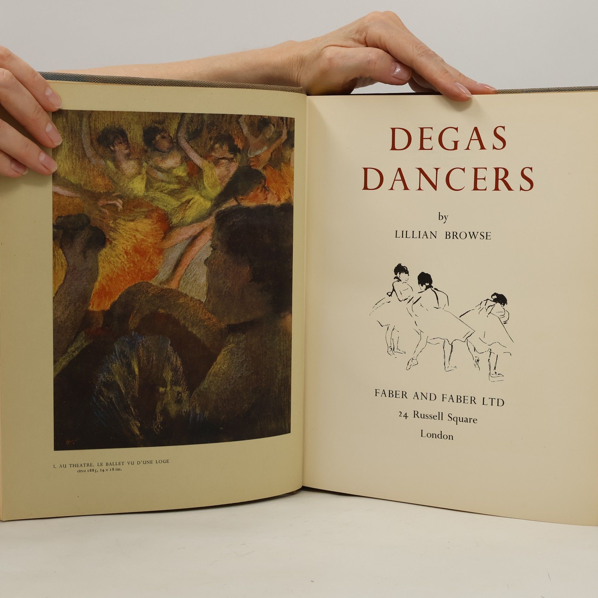 Lillian Browse Degas dancers