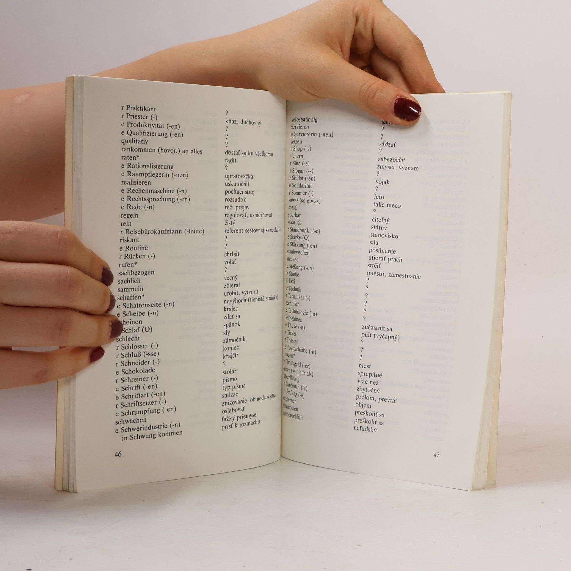 Katarína Tőkőlyiová Themen. Glossar Deutsch-Slowakisch. 2