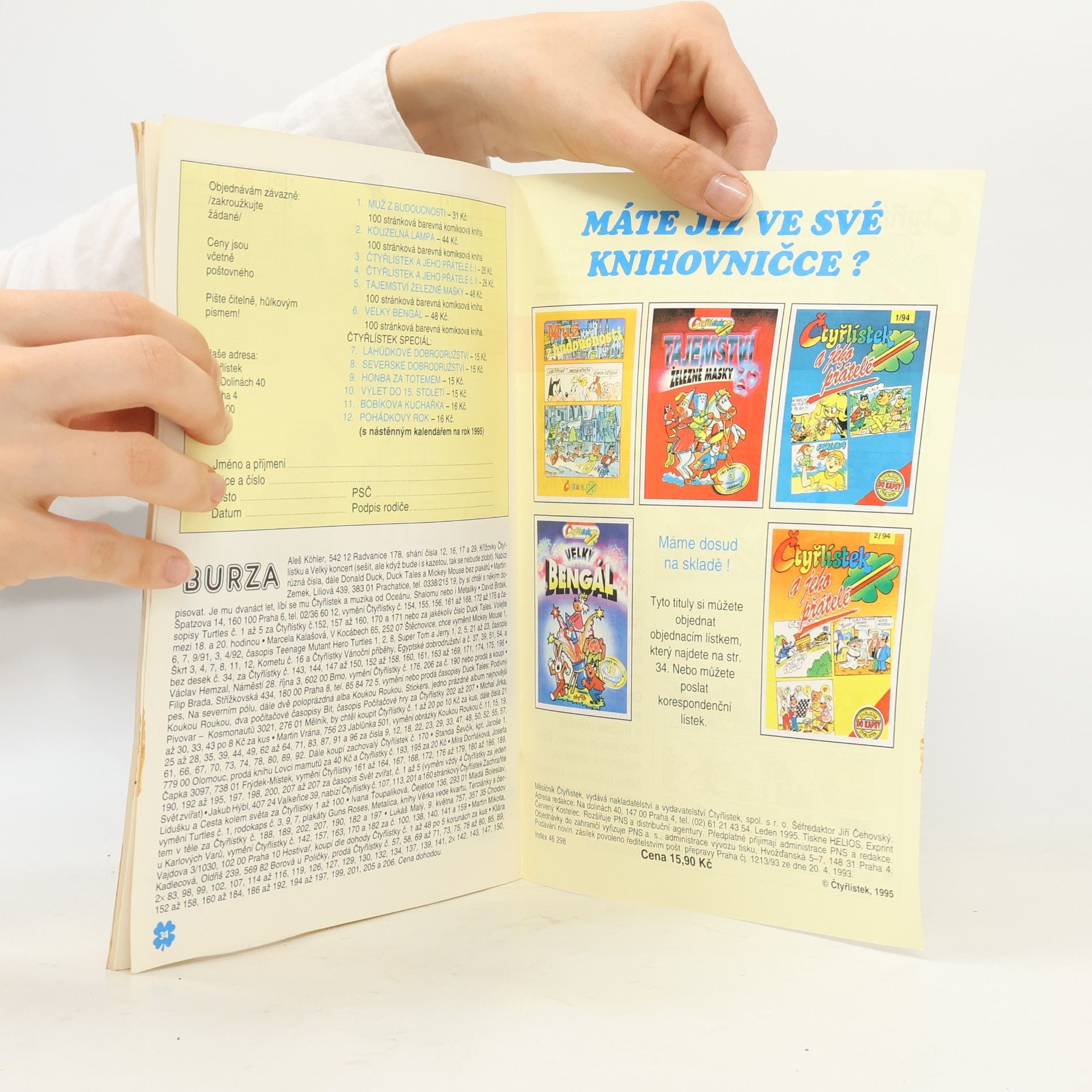 Autores varios Čtyřlístek 227, 1/1995. Vábení měsíce