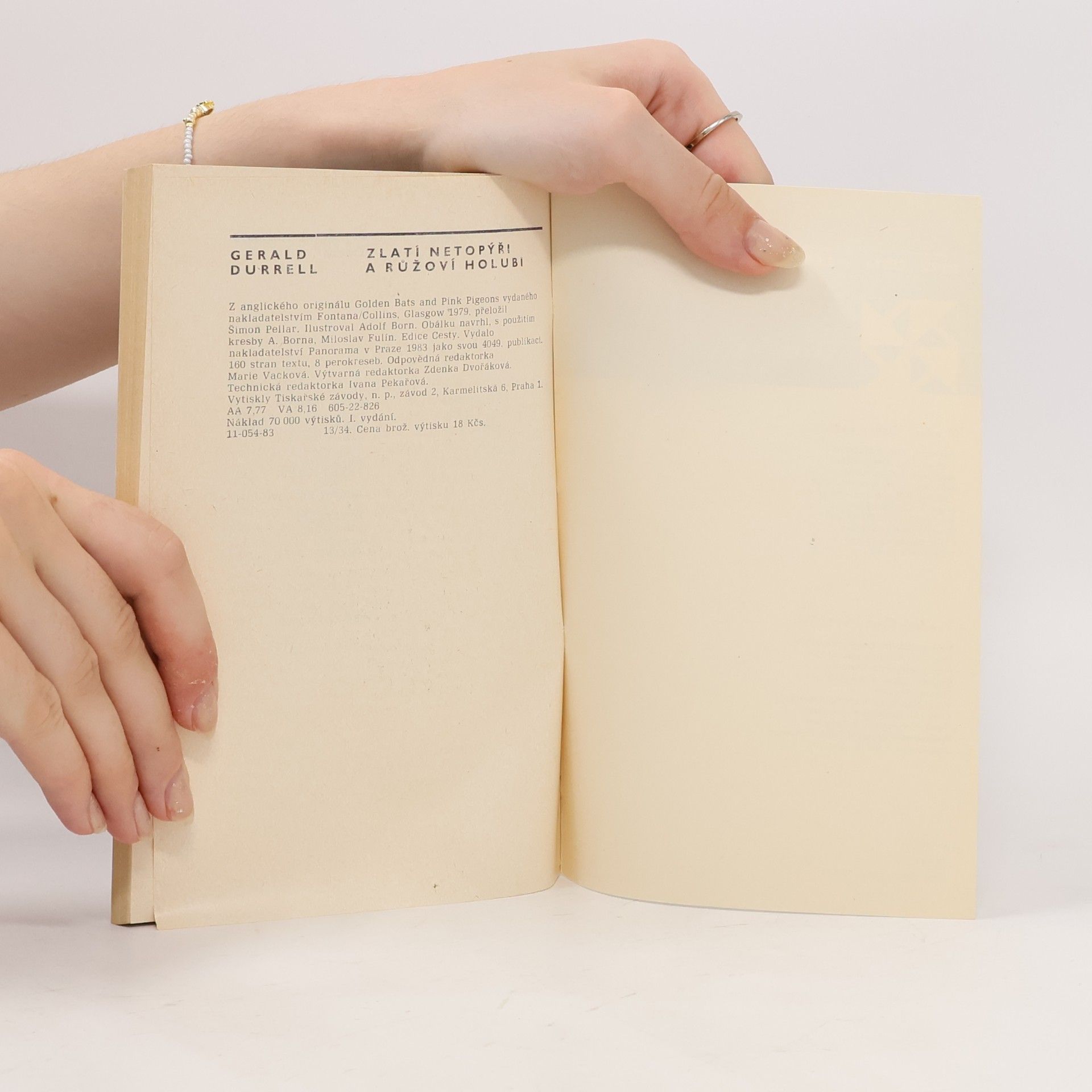 Gerald Durrell Zlatí netopýři a růžoví holubi