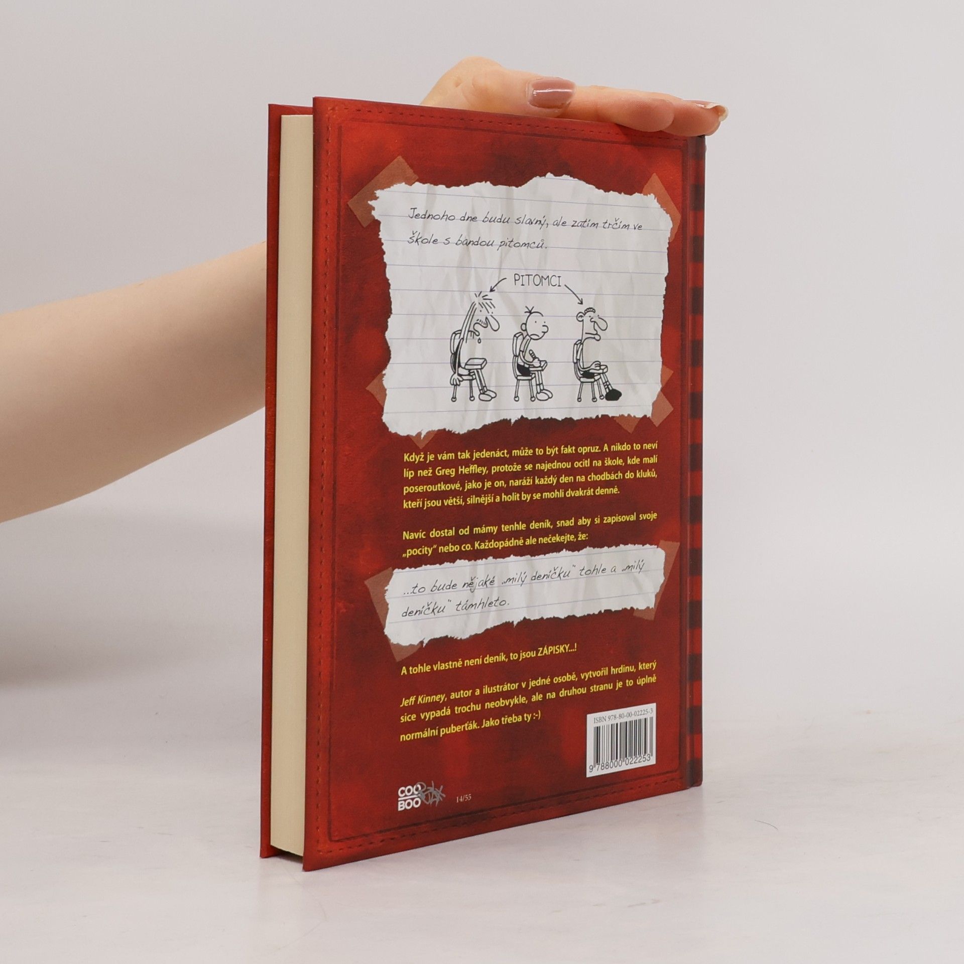 Jeff Kinney Deník malého poseroutky 1