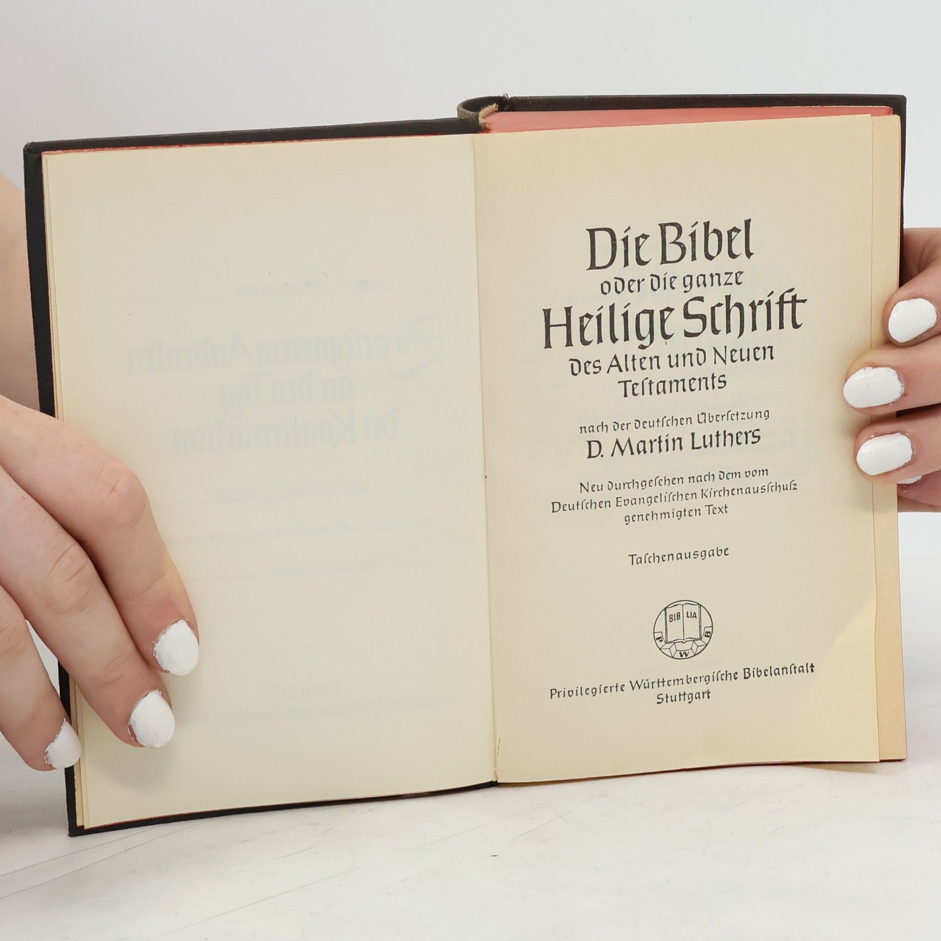 Martin Luther Die Heilige Schrift