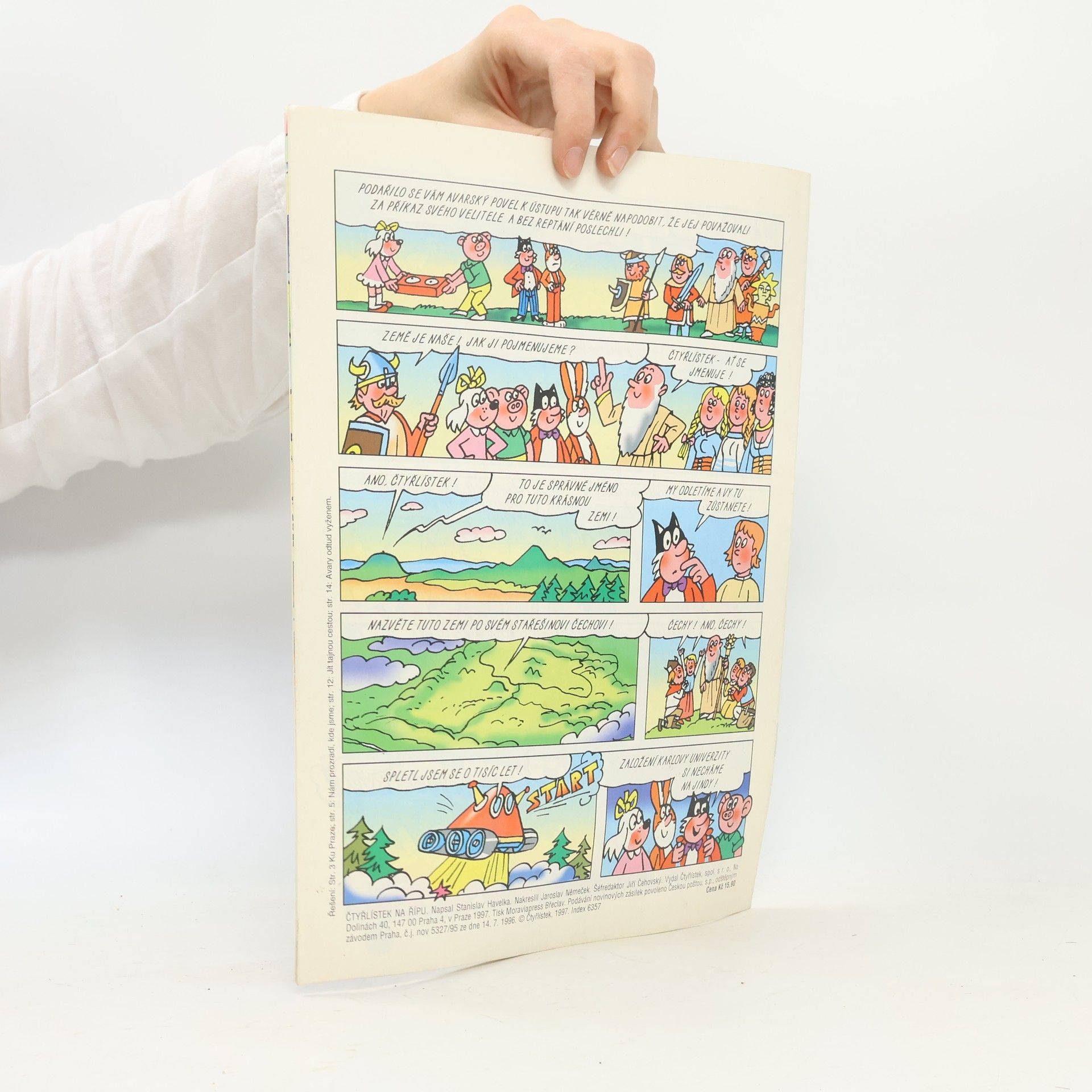Auteurscollectief Čtyřlístek Speciál 7/97. Čtyřlístek na Řípu