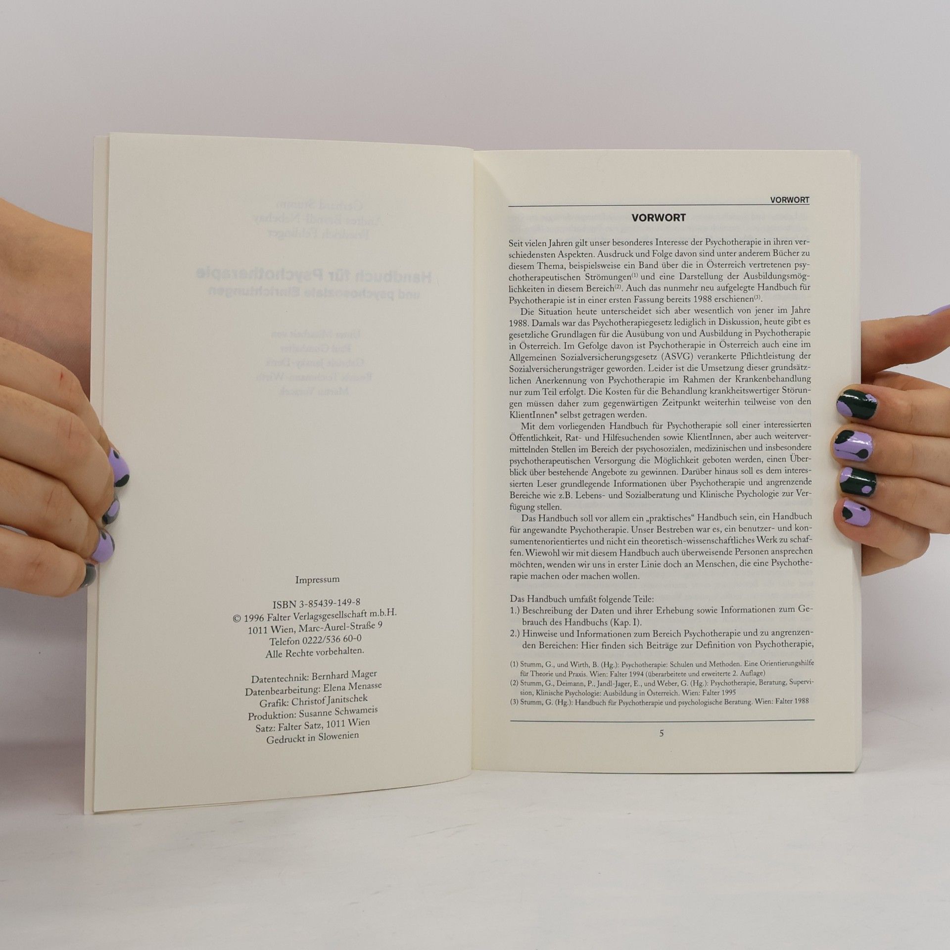Gerhard Stumm Handbuch für Psychotherapie und psychosoziale Einrichtungen