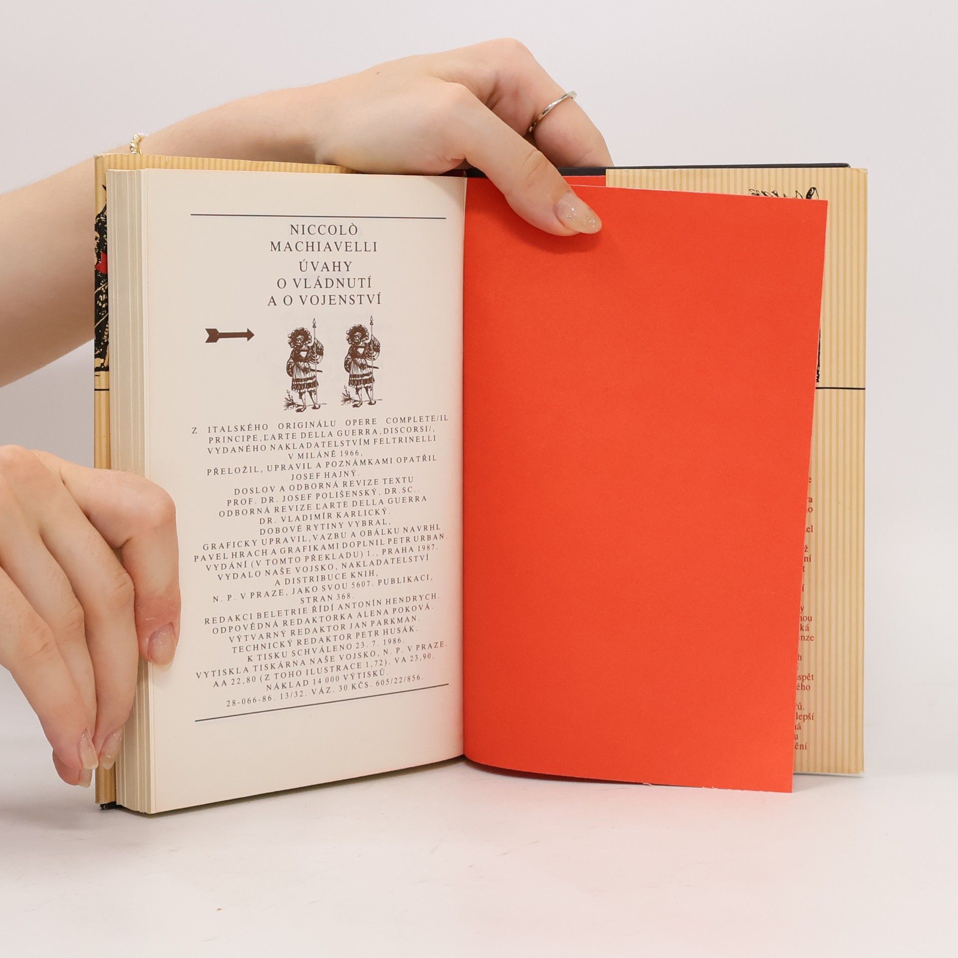 Niccolò Machiavelli Úvahy o vládnutí a o vojenství