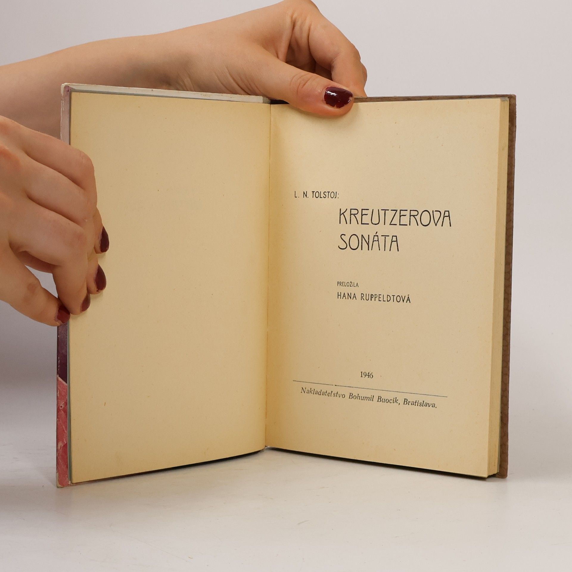 Lew Nikolajewitsch Tolstoi Kreutzerova sonáta