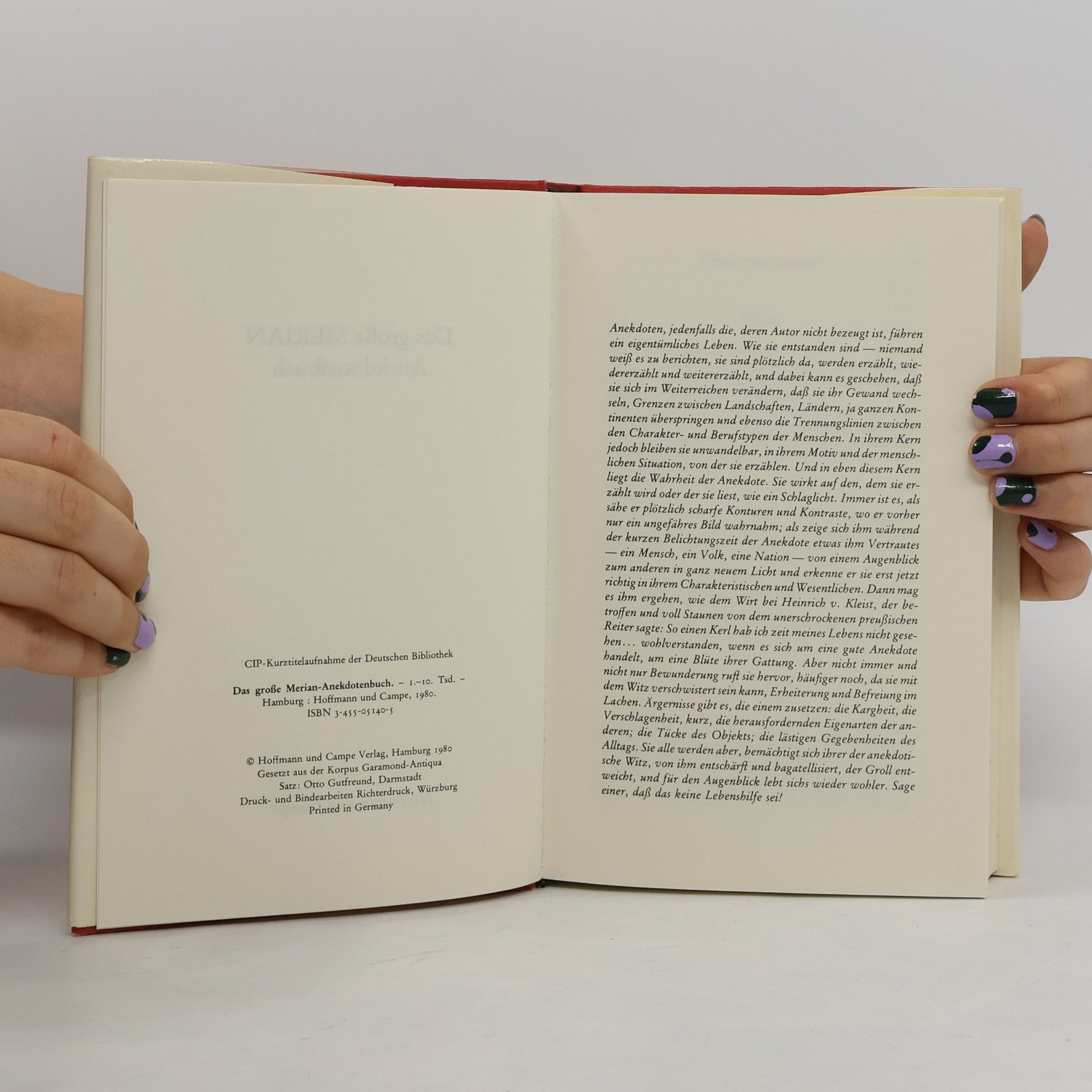 Volker Detlef Heydorn Das grosse Merian-Anekdotenbuch