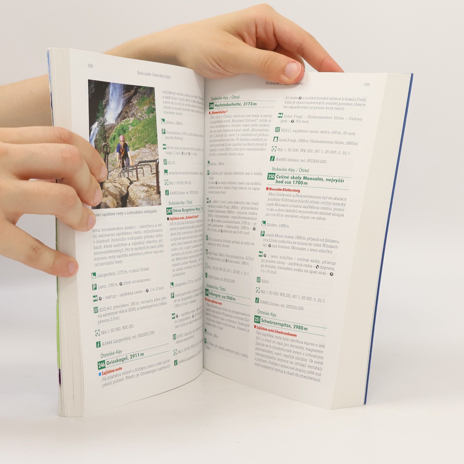 Paul-Werner Scheele Klettersteigatlas - Alpy