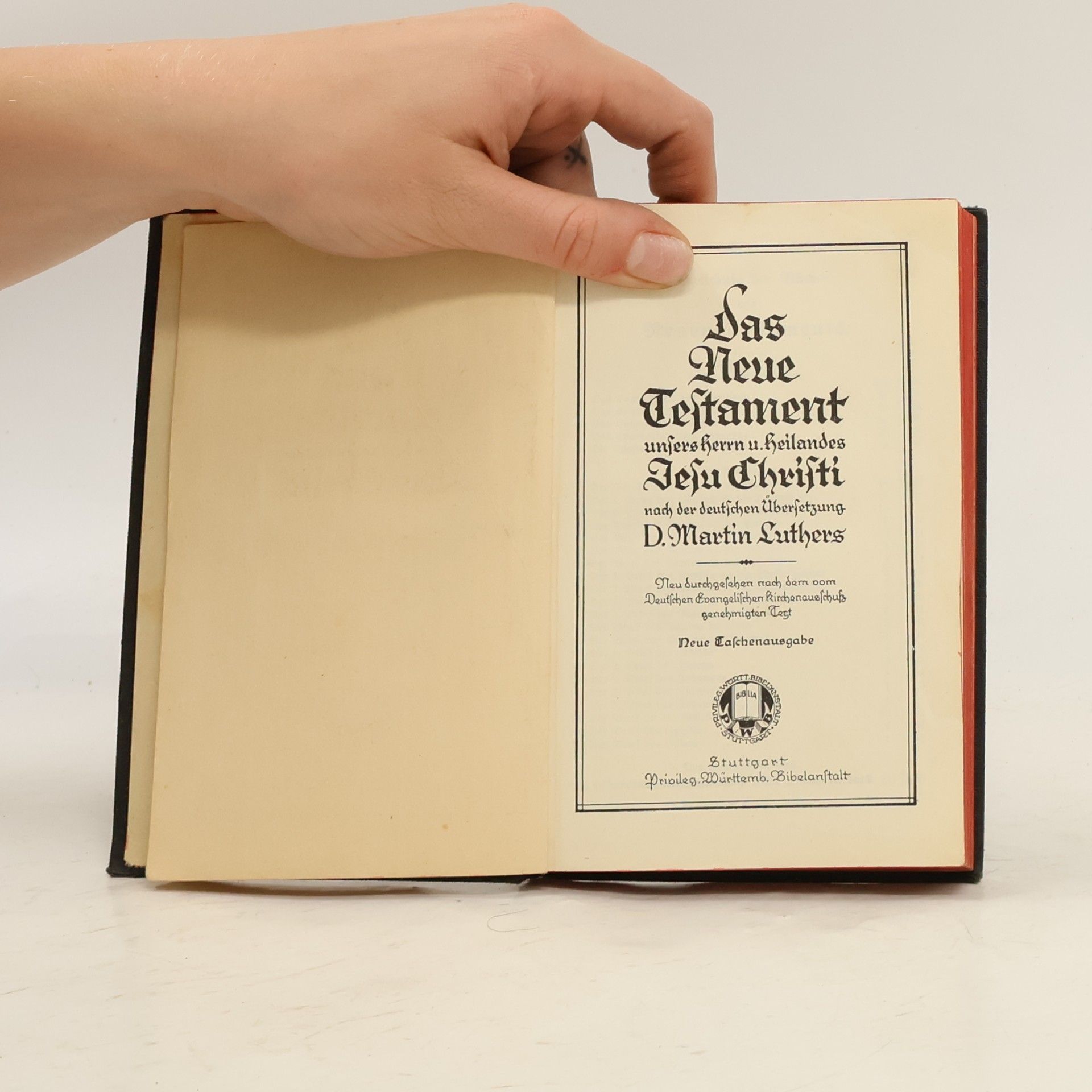 Martin Luther Neues Testament und Psalmen