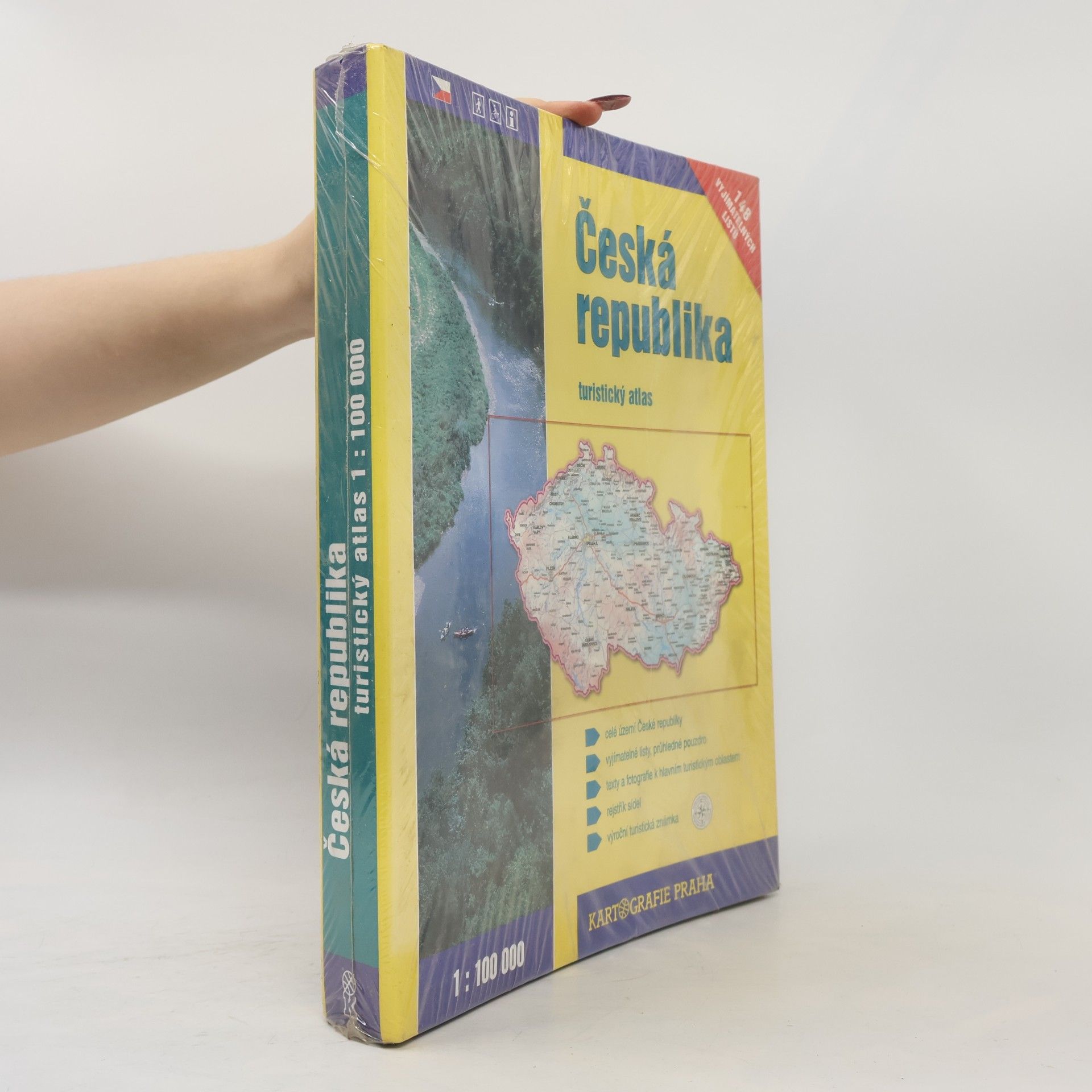 Radek Hlaváček Česká republika turistický atlas 1:100 000