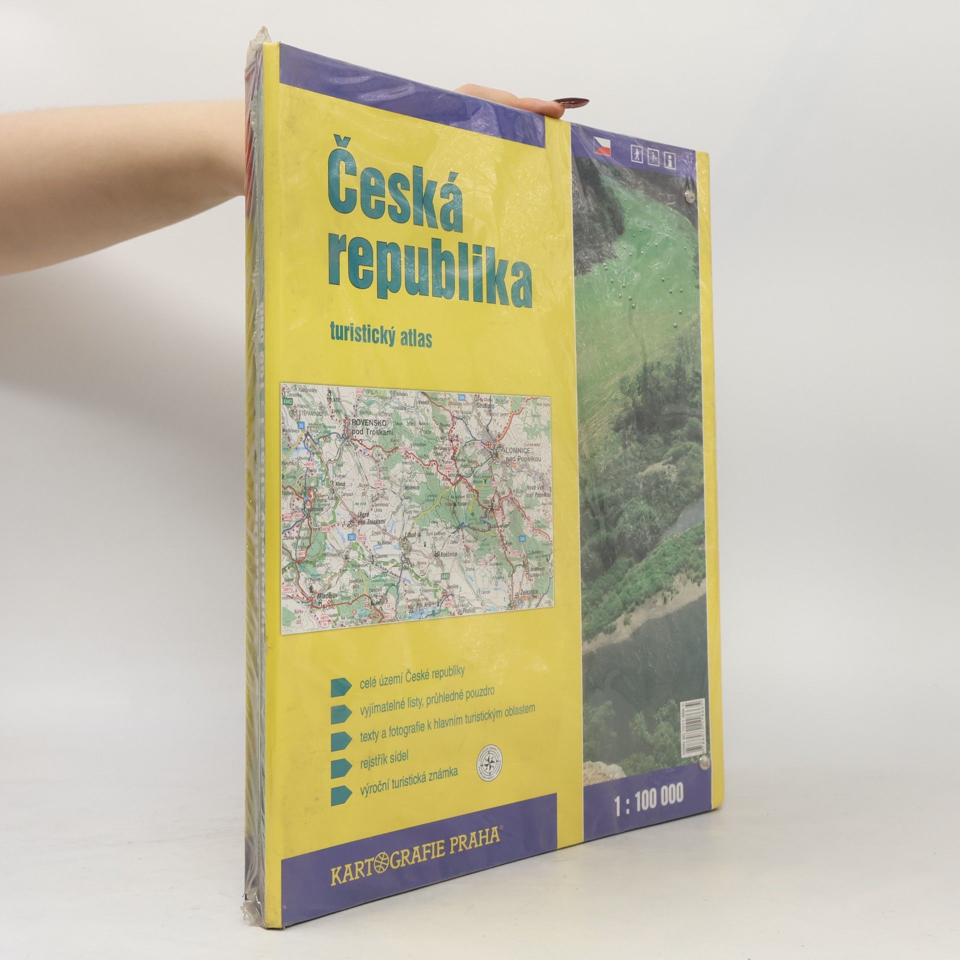 Radek Hlaváček Česká republika turistický atlas 1:100 000