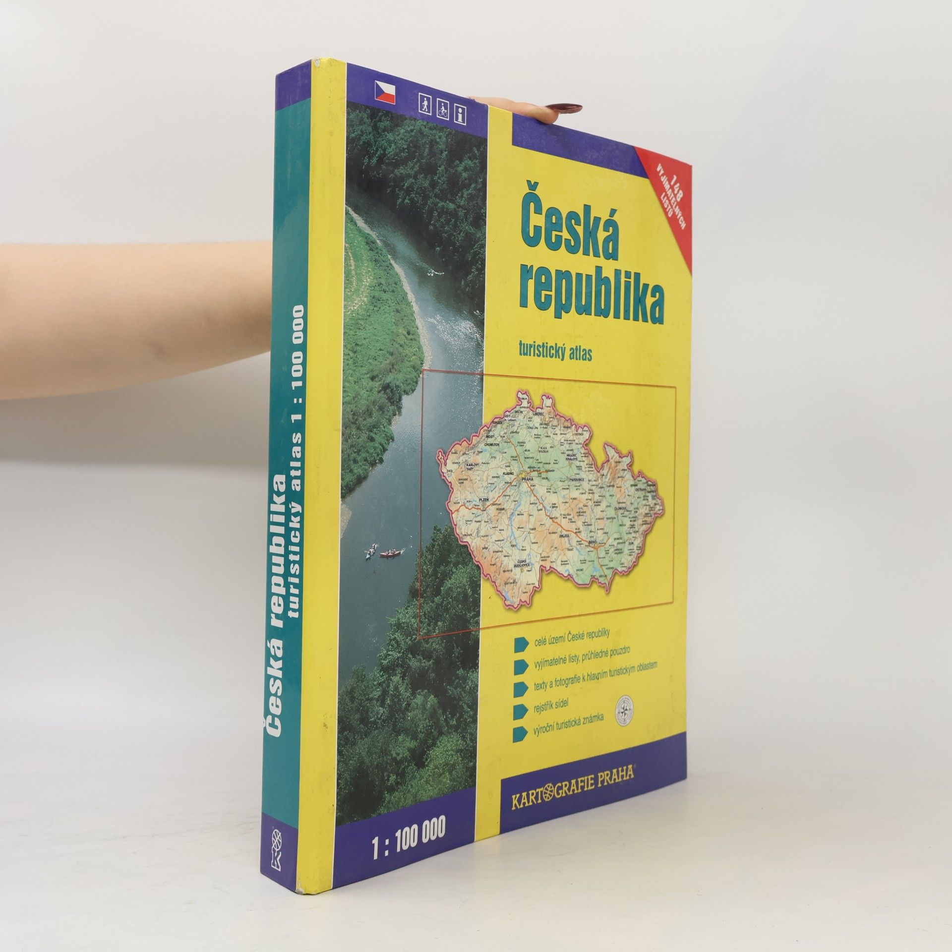 Česká republika turistický atlas 1:100 000