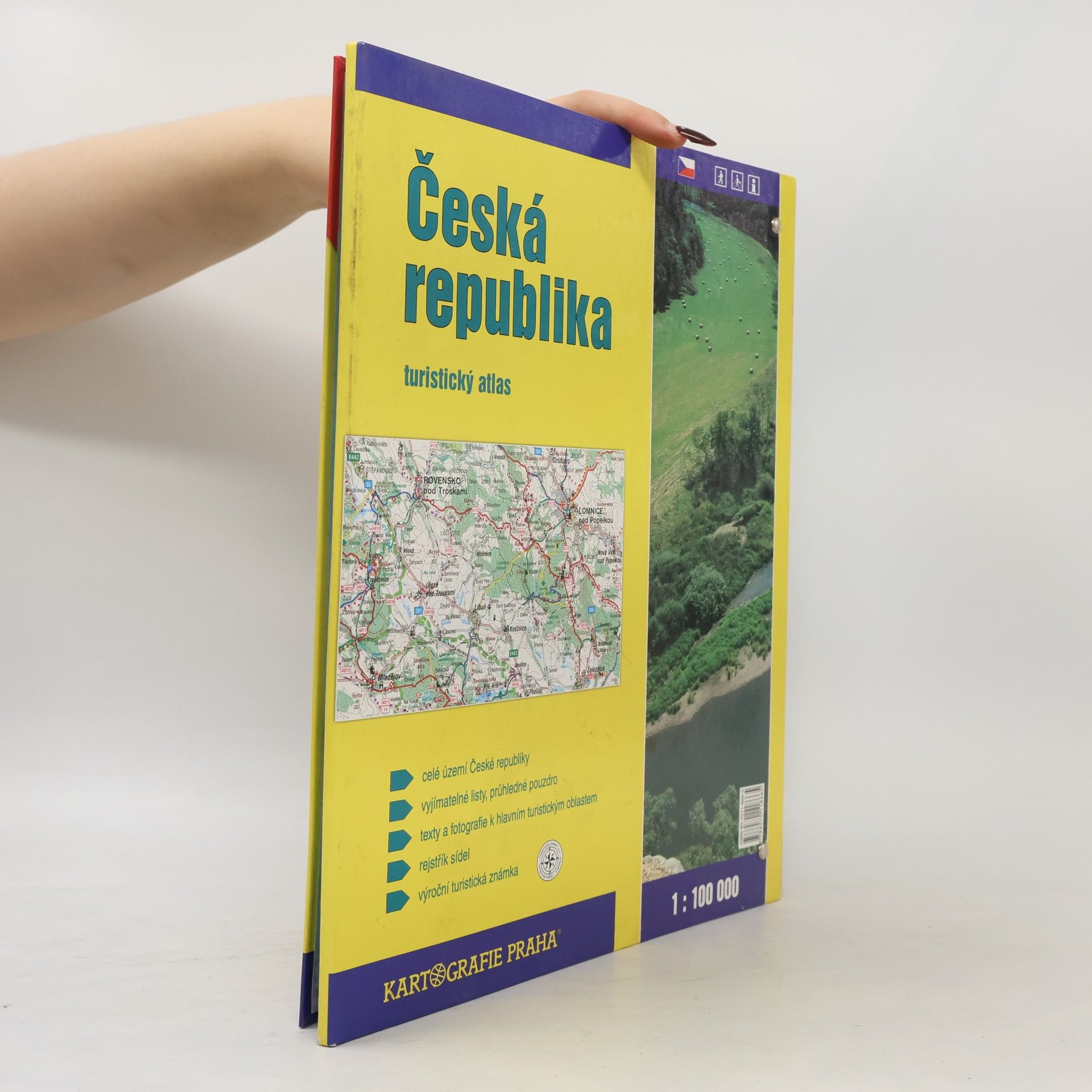 Radek Hlaváček Česká republika turistický atlas 1:100 000