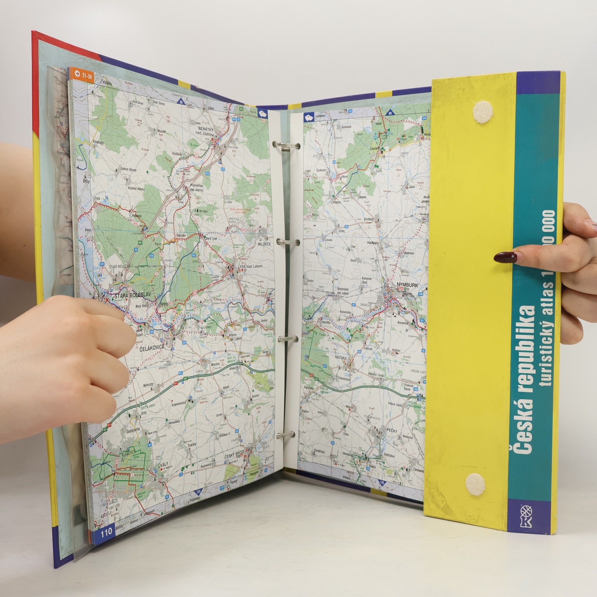 Radek Hlaváček Česká republika turistický atlas 1:100 000