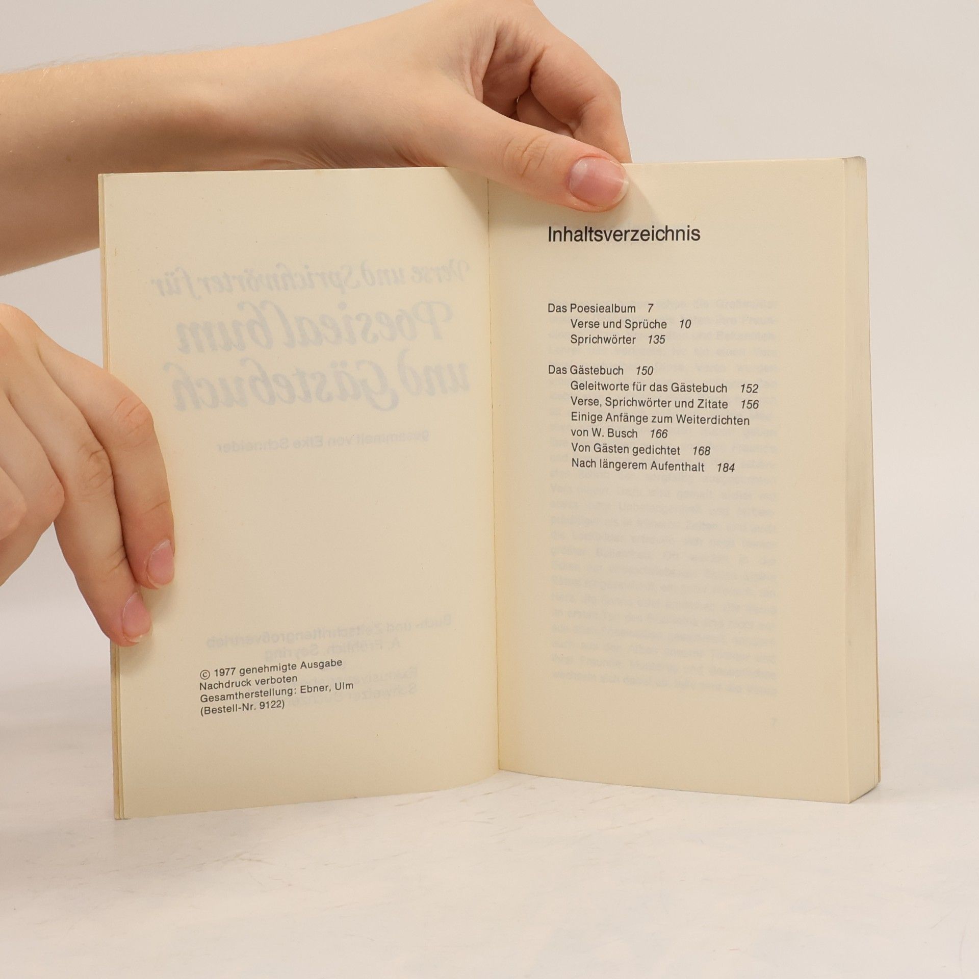 Elke Schneider Verse und Sprichwörter für Poesiealbum und Gästebuch