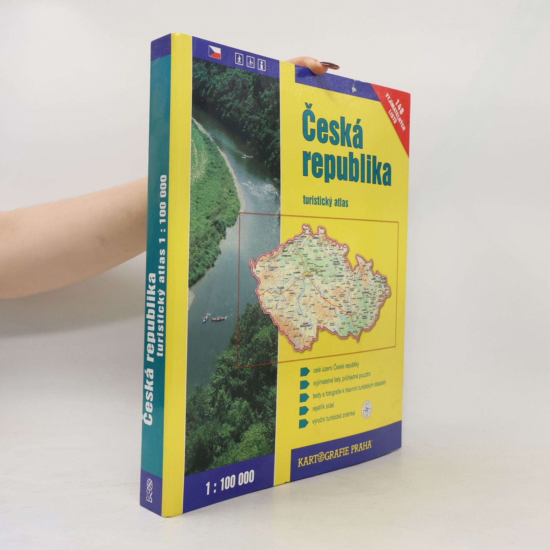 Česká republika turistický atlas 1:100 000