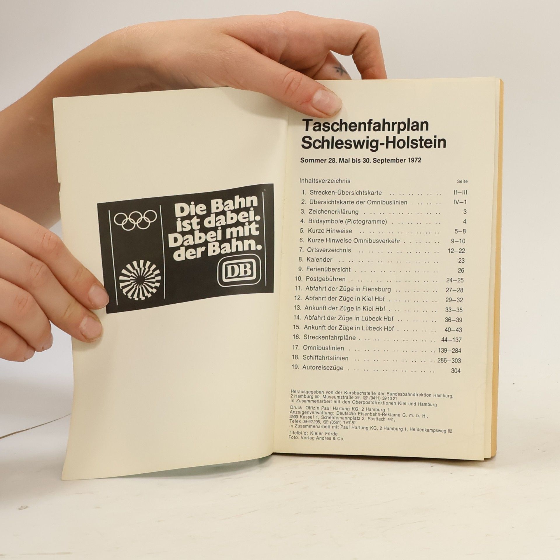 kolektiv Taschenfahrplan Schleswig-Holstein