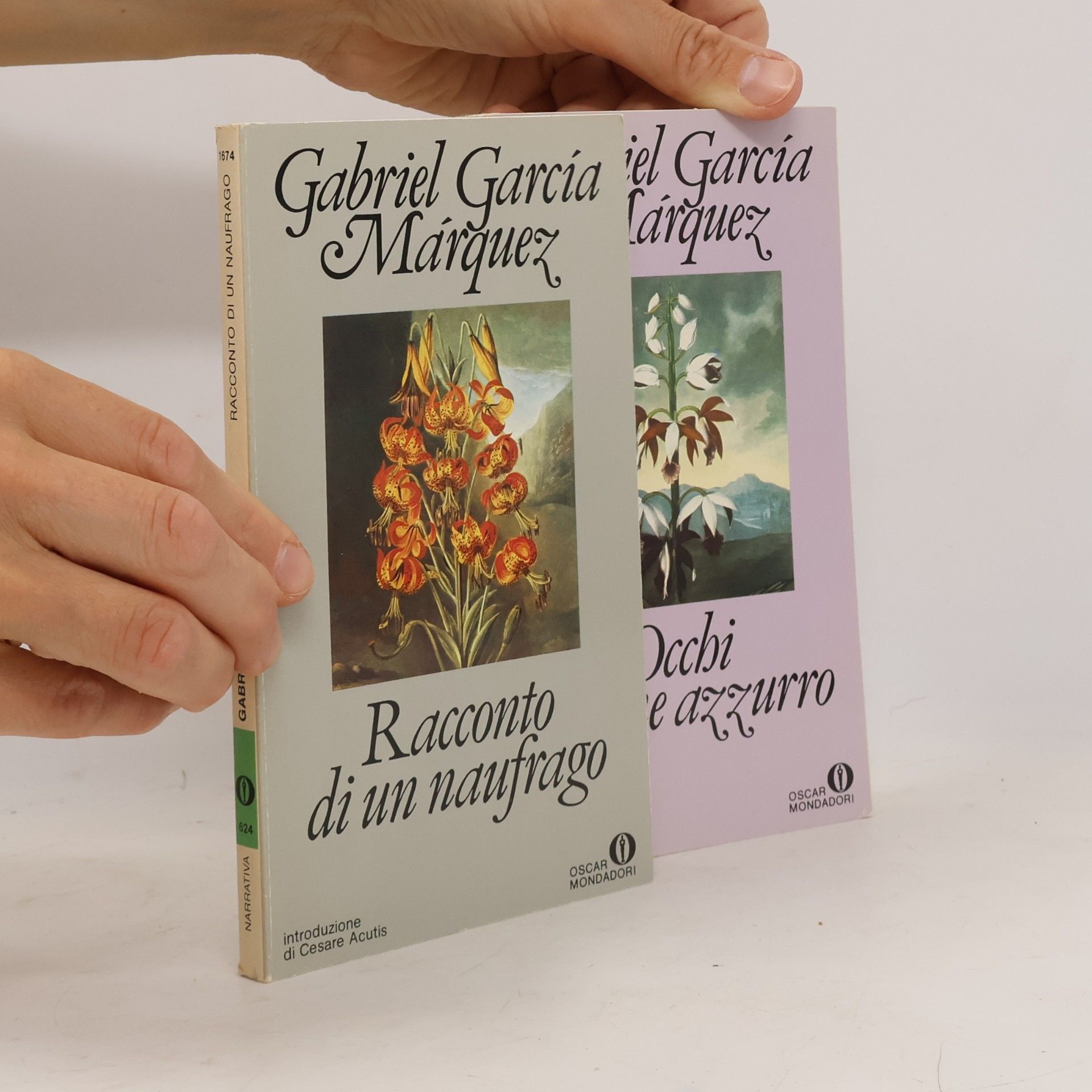 Gabriel García Márquez Racconto di un naufrago. Occhi di cane azzurro
