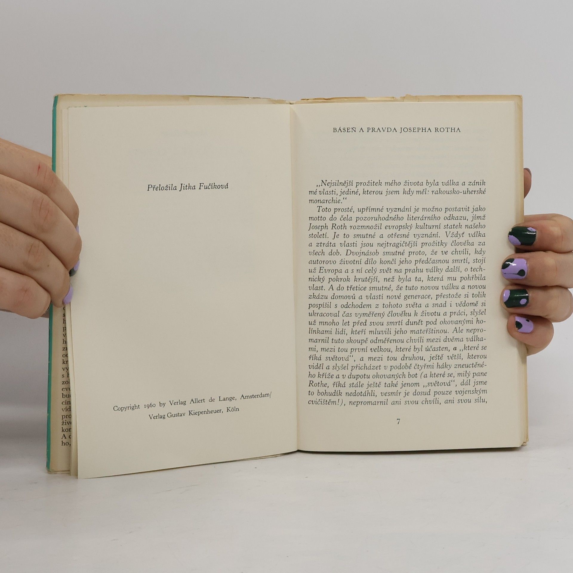 Joseph Roth Kapucínská krypta