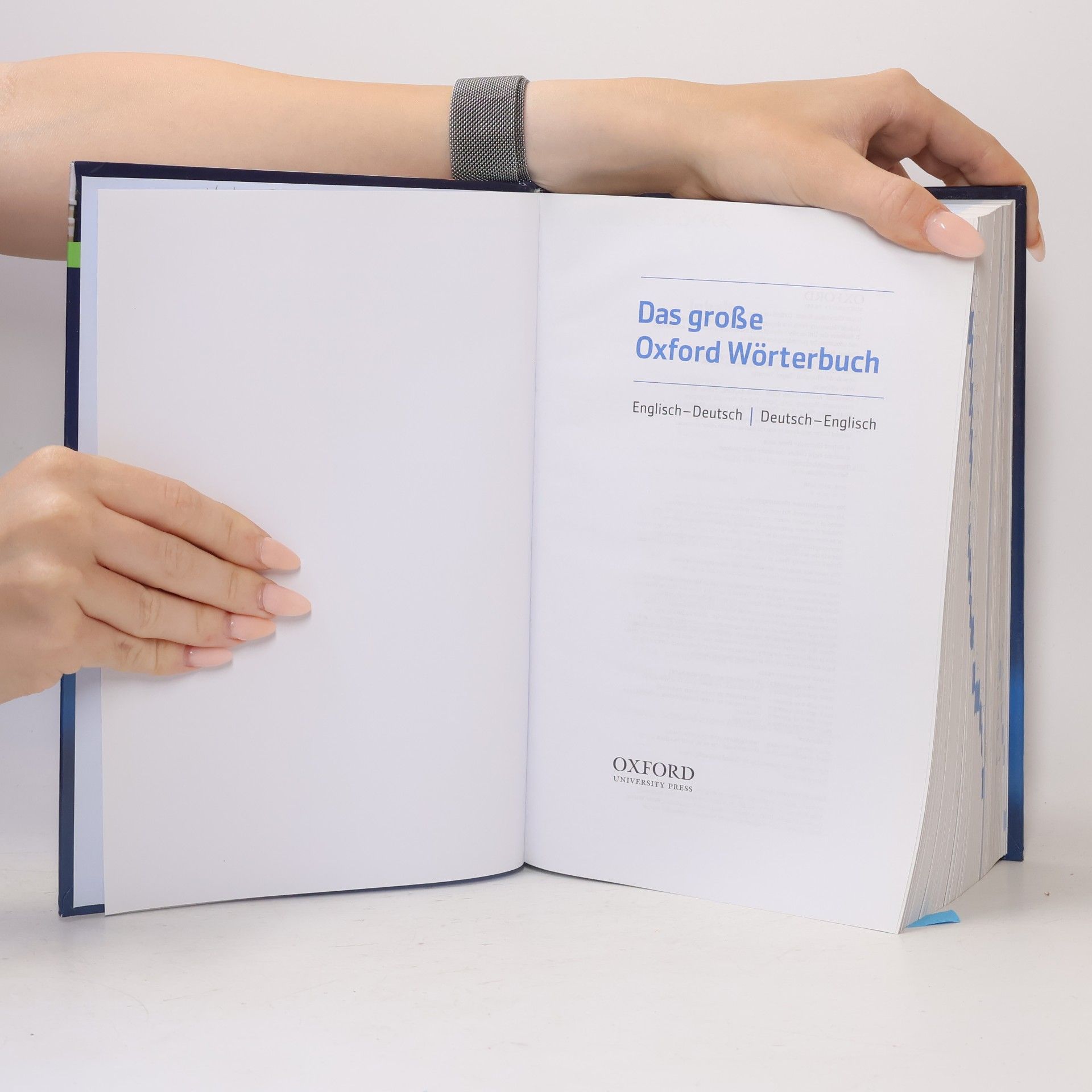 Auteurscollectief Das große Oxford Wörterbuch
