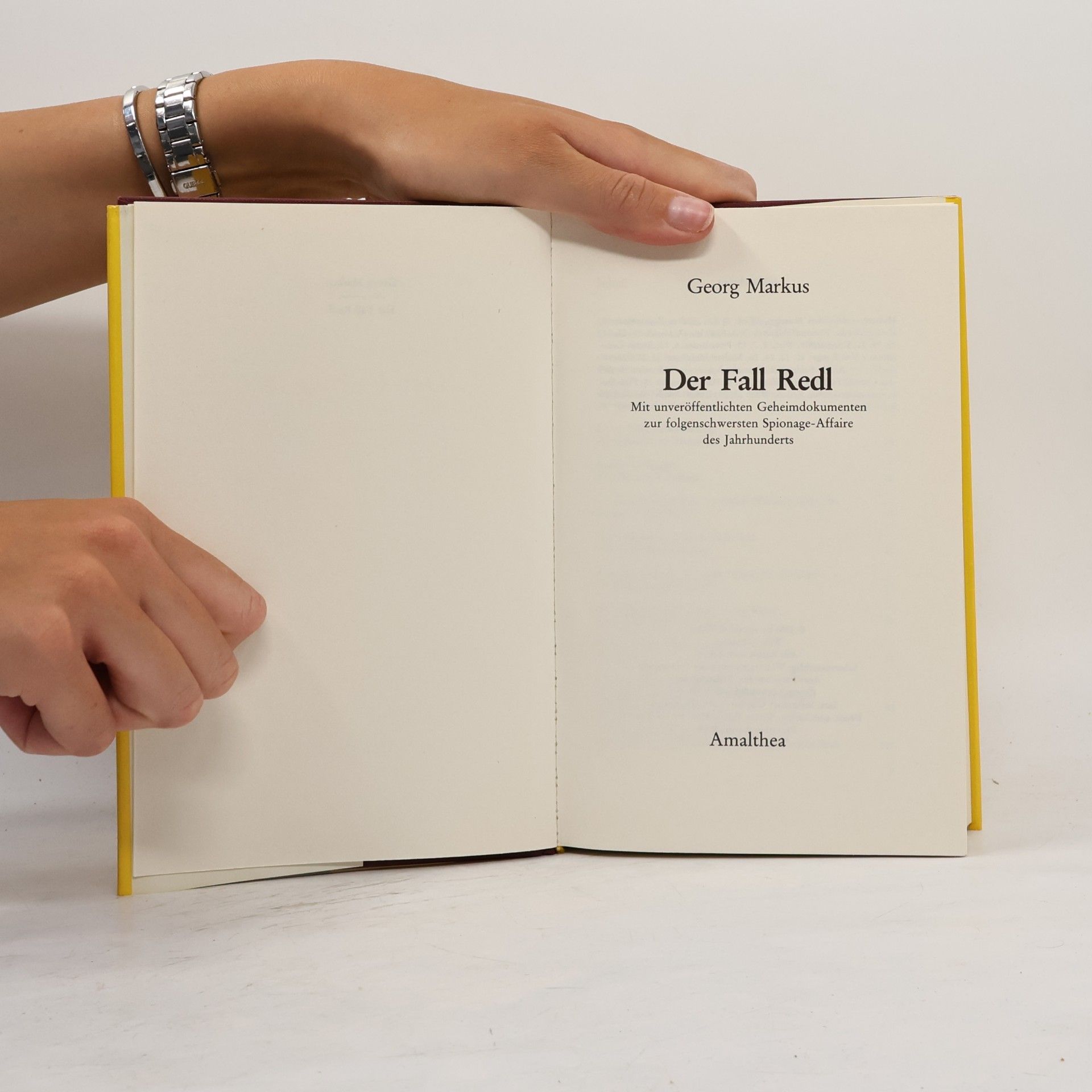 Georg Markus Der Fall Redl
