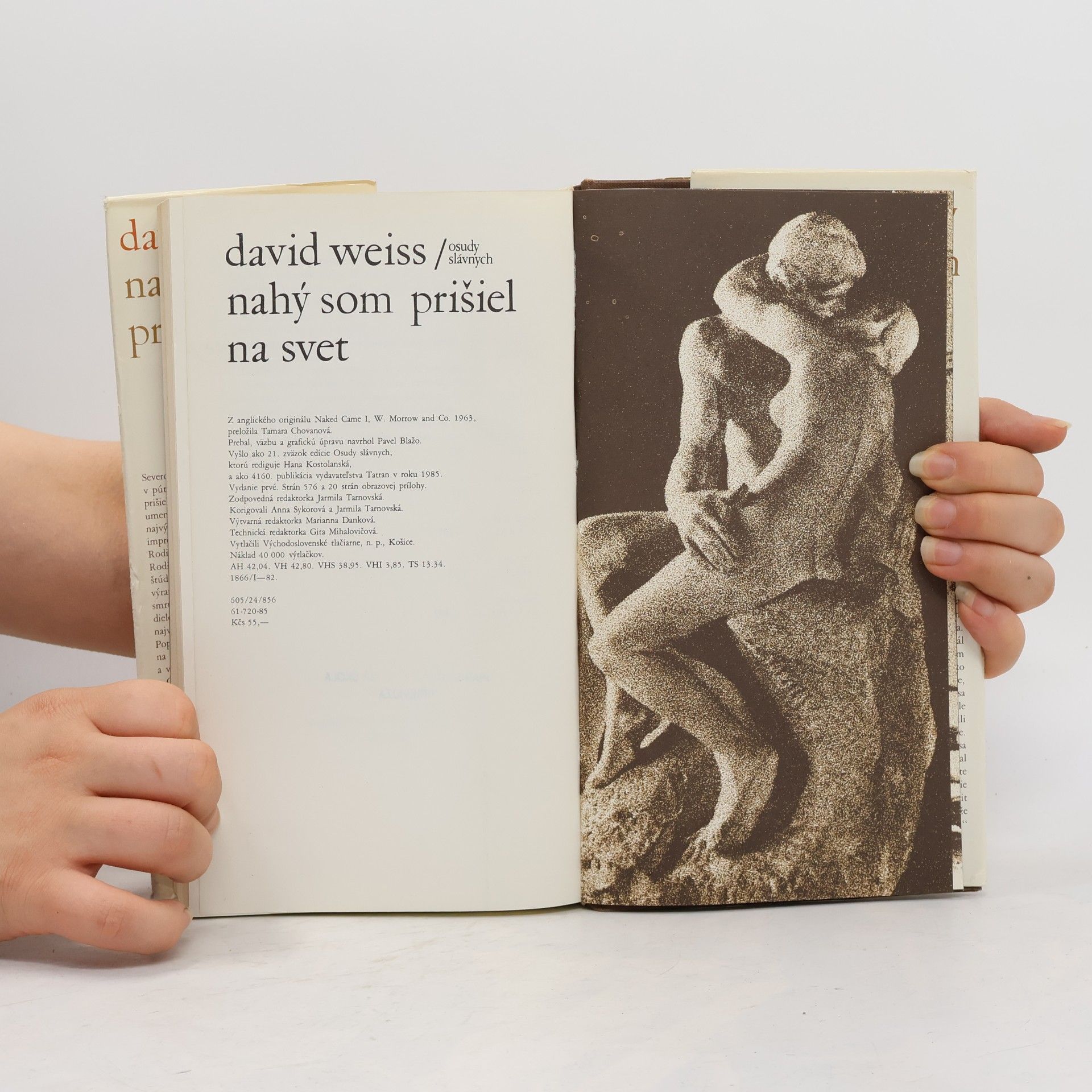 David Weiss Nahý som prišiel na svet