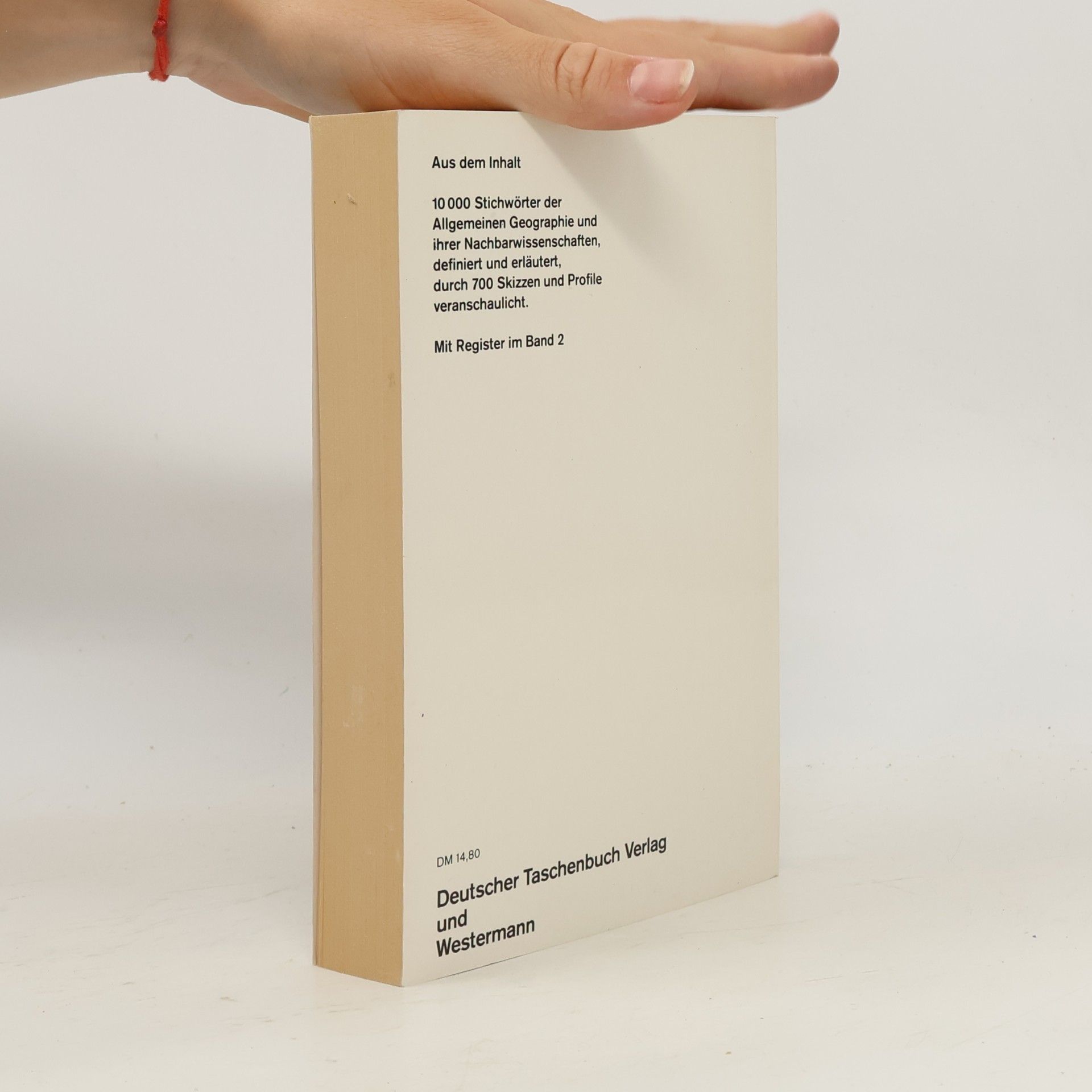 H. Leser Diercke Wörterbuch der Allgemeinen Geographie 1 A–M