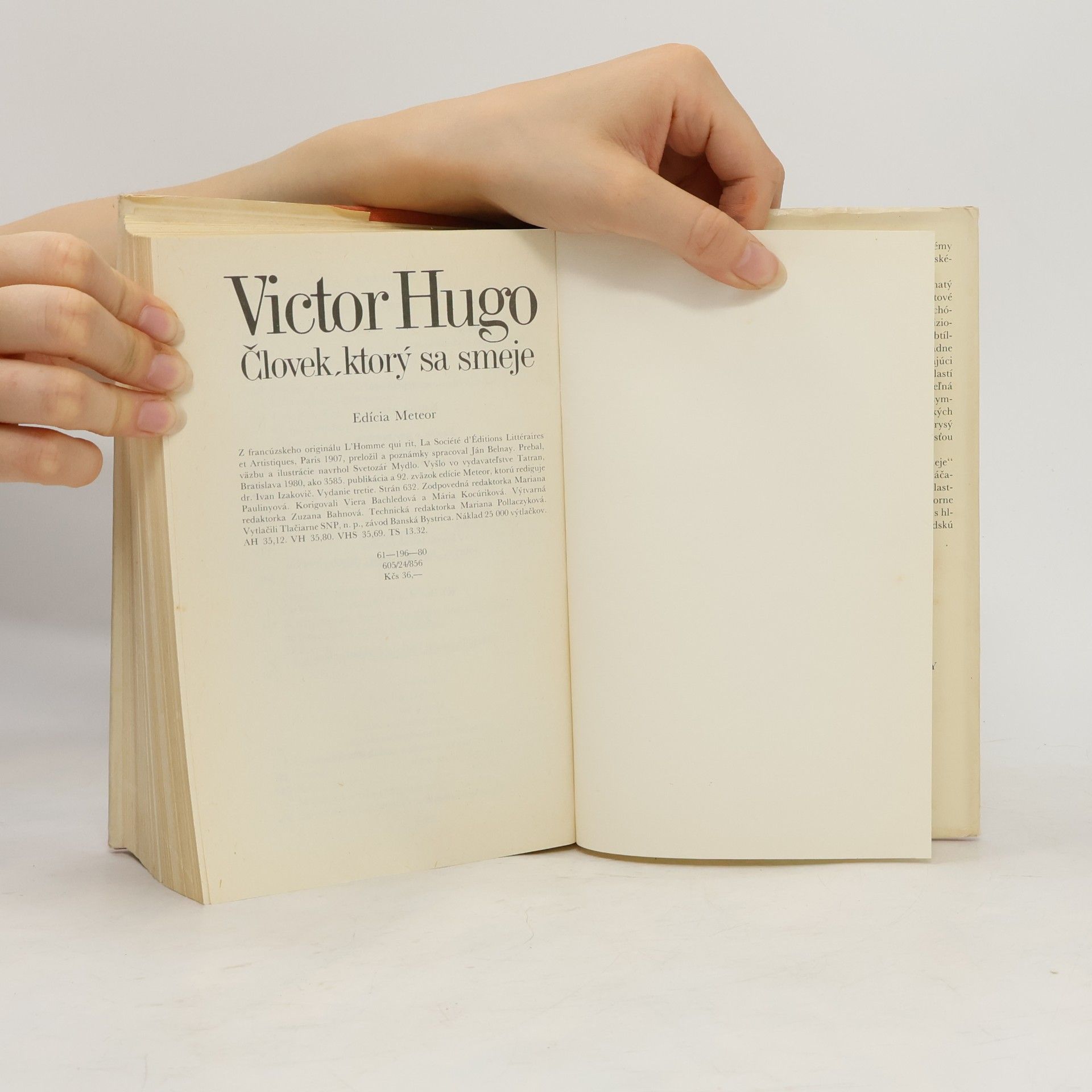 Victor Hugo Človek, ktorý sa smeje