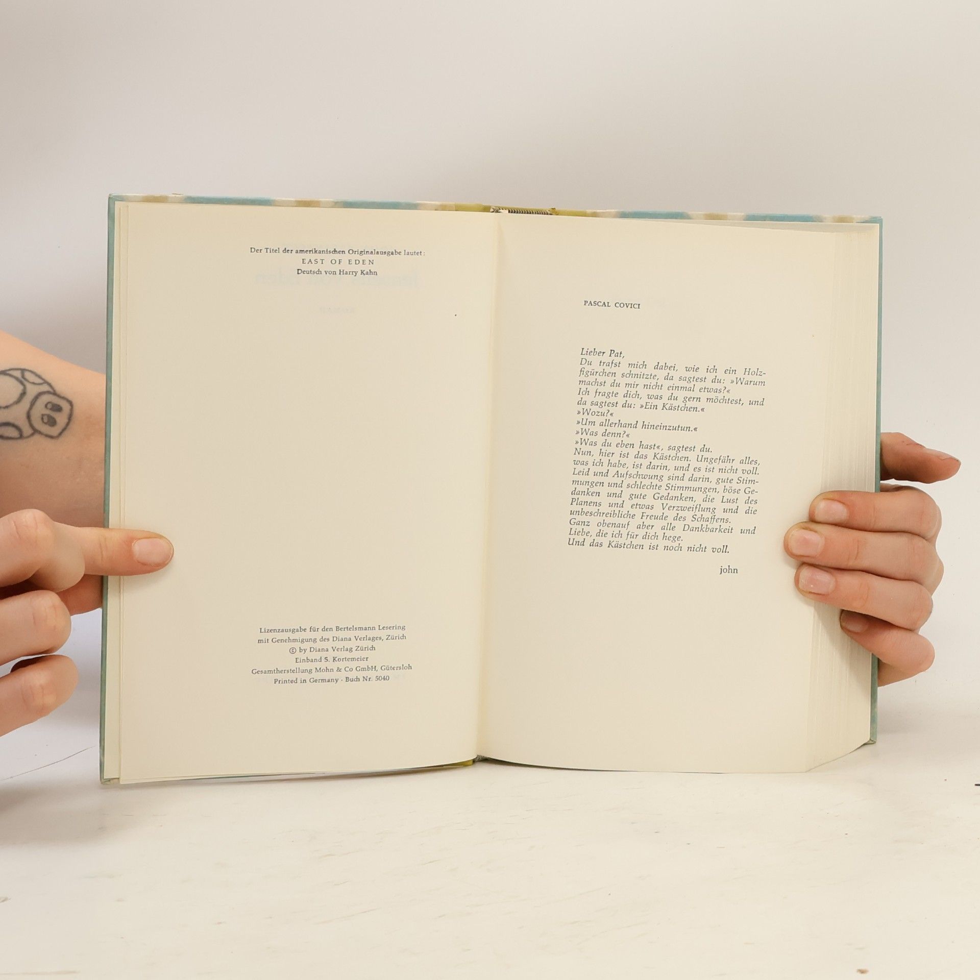 John Steinbeck Jenseits von Eden