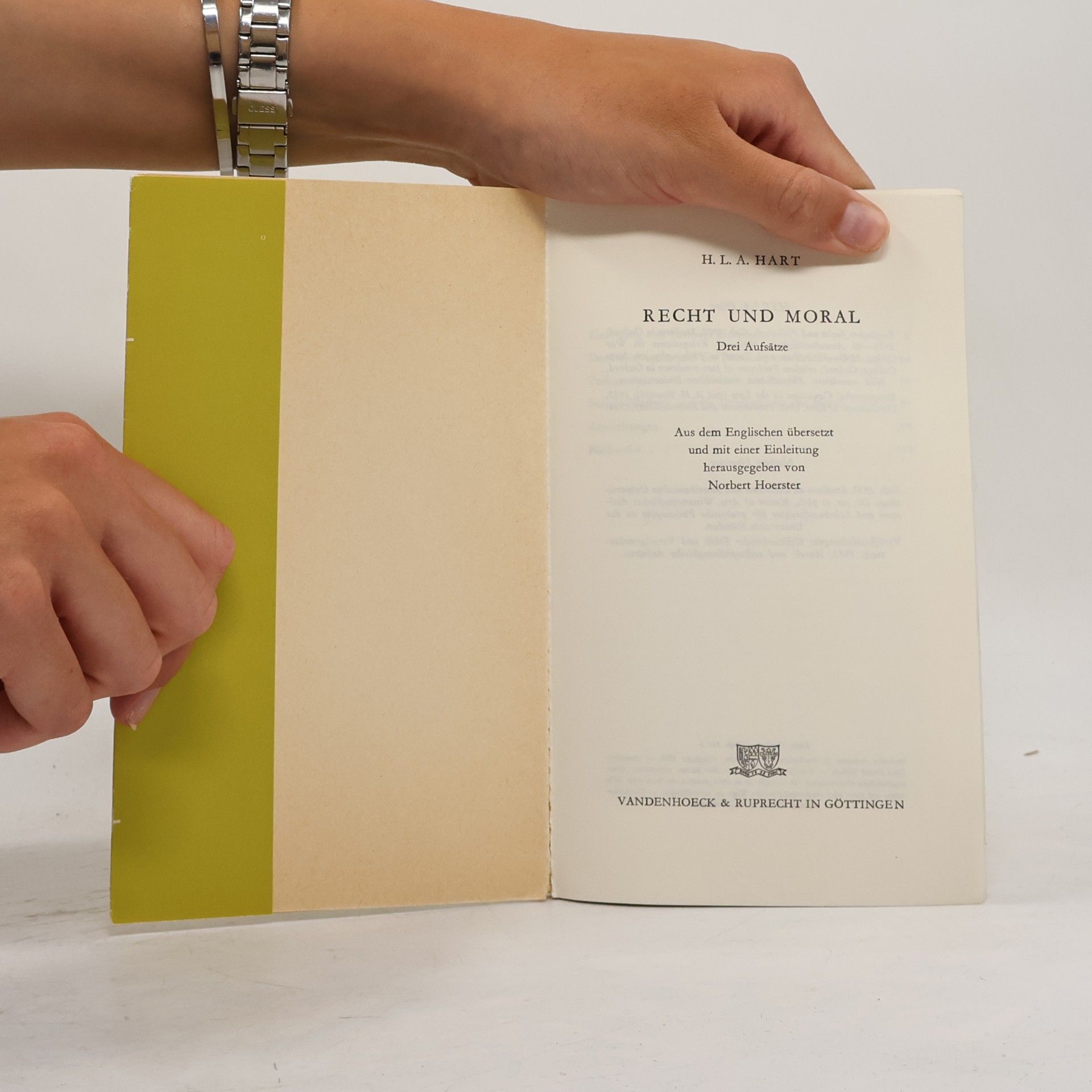 H. L. A. Hart Recht und Moral
