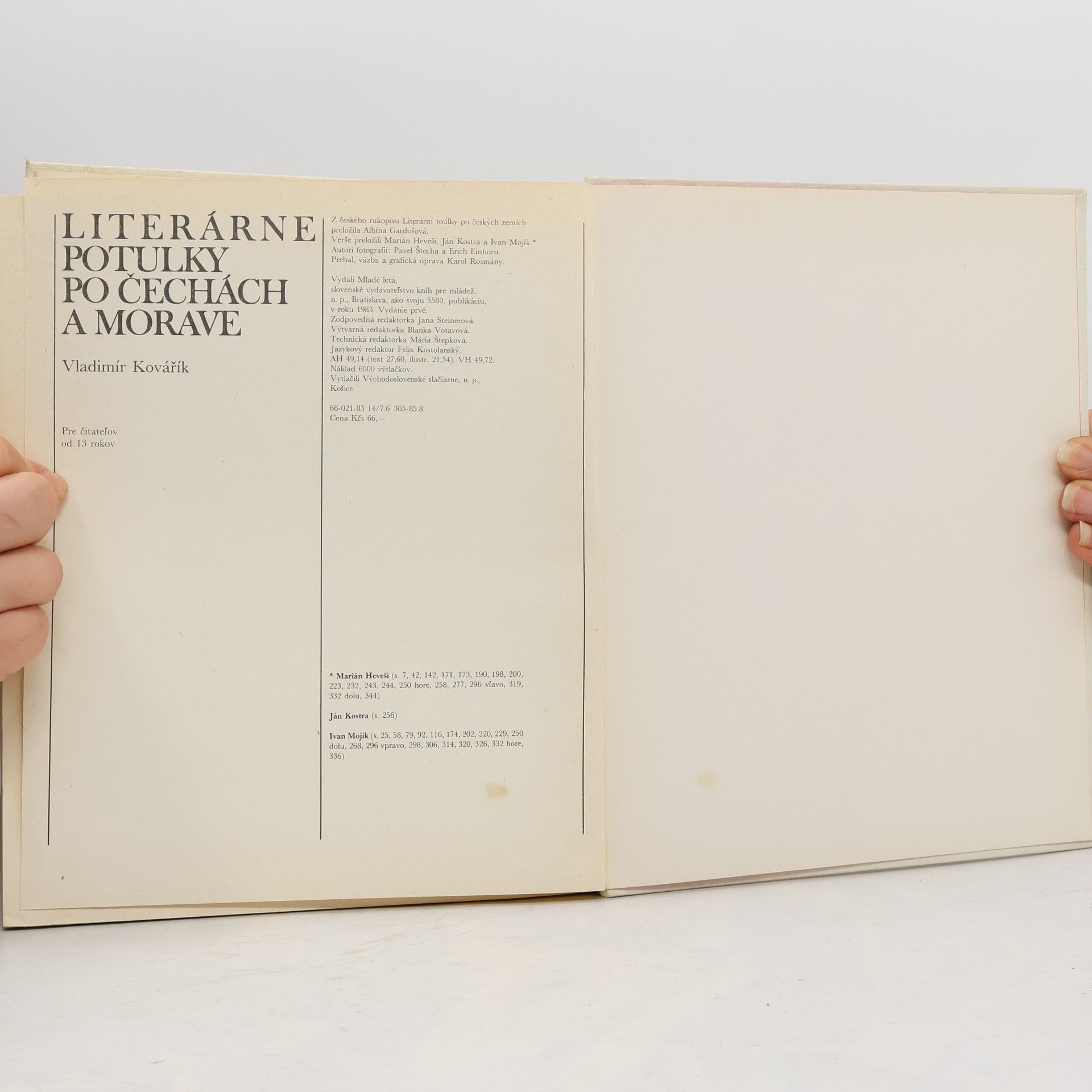Vladimír Kovářík Literárne potulky po Čechách a Morave