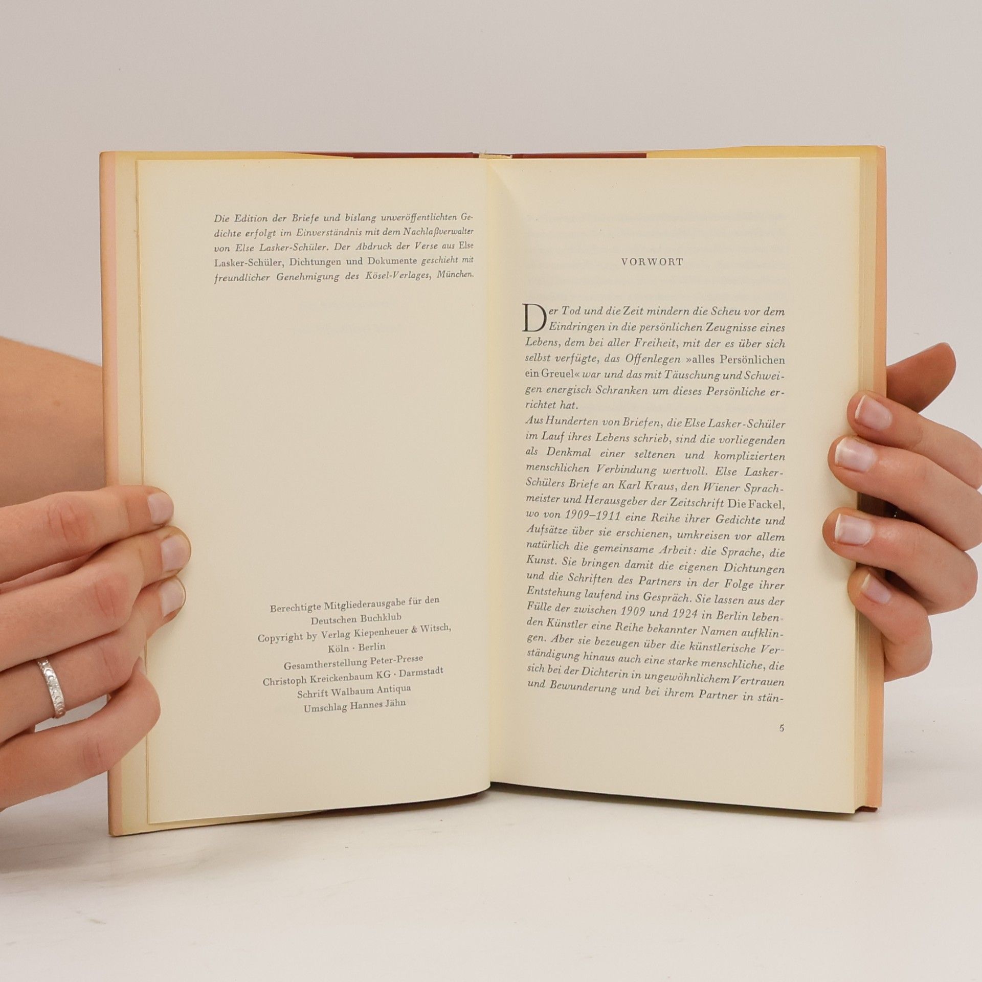Else Lasker-Schüler Briefe an Karl Kraus