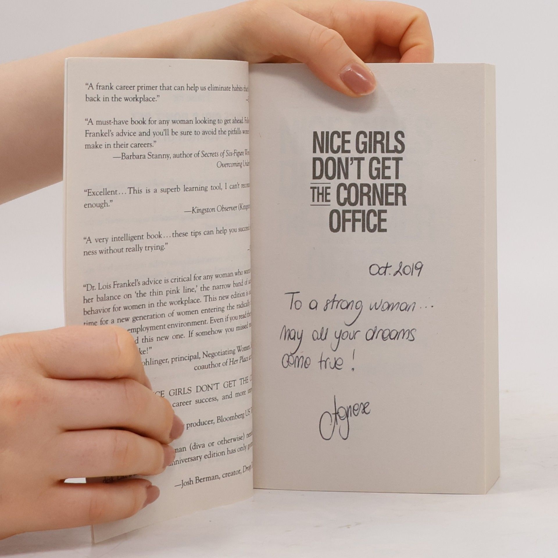 Lois Frankel Nice Girls Don't Get the Corner Office