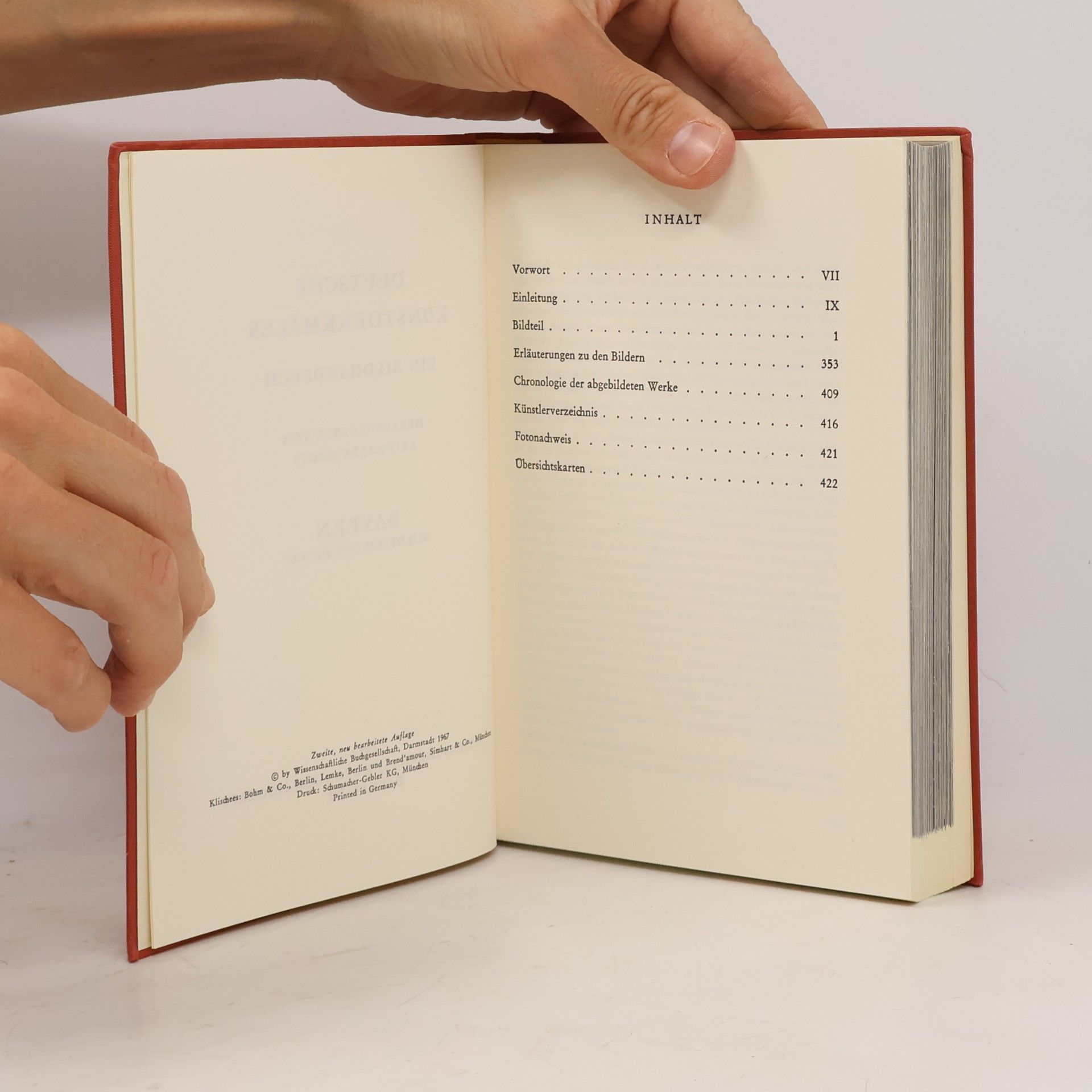 Reinhardt Hootz Deutsche Kunstdenkmäler. Bildhandbuch. Bayern. Nördlich der Donau