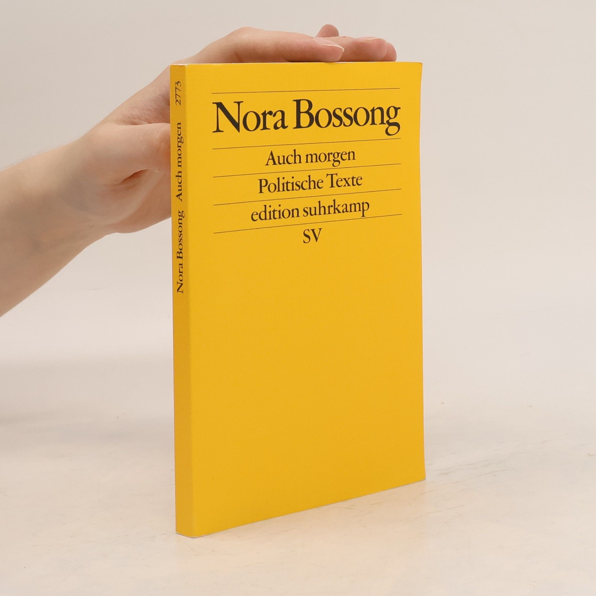 Nora Bossong Auch morgen