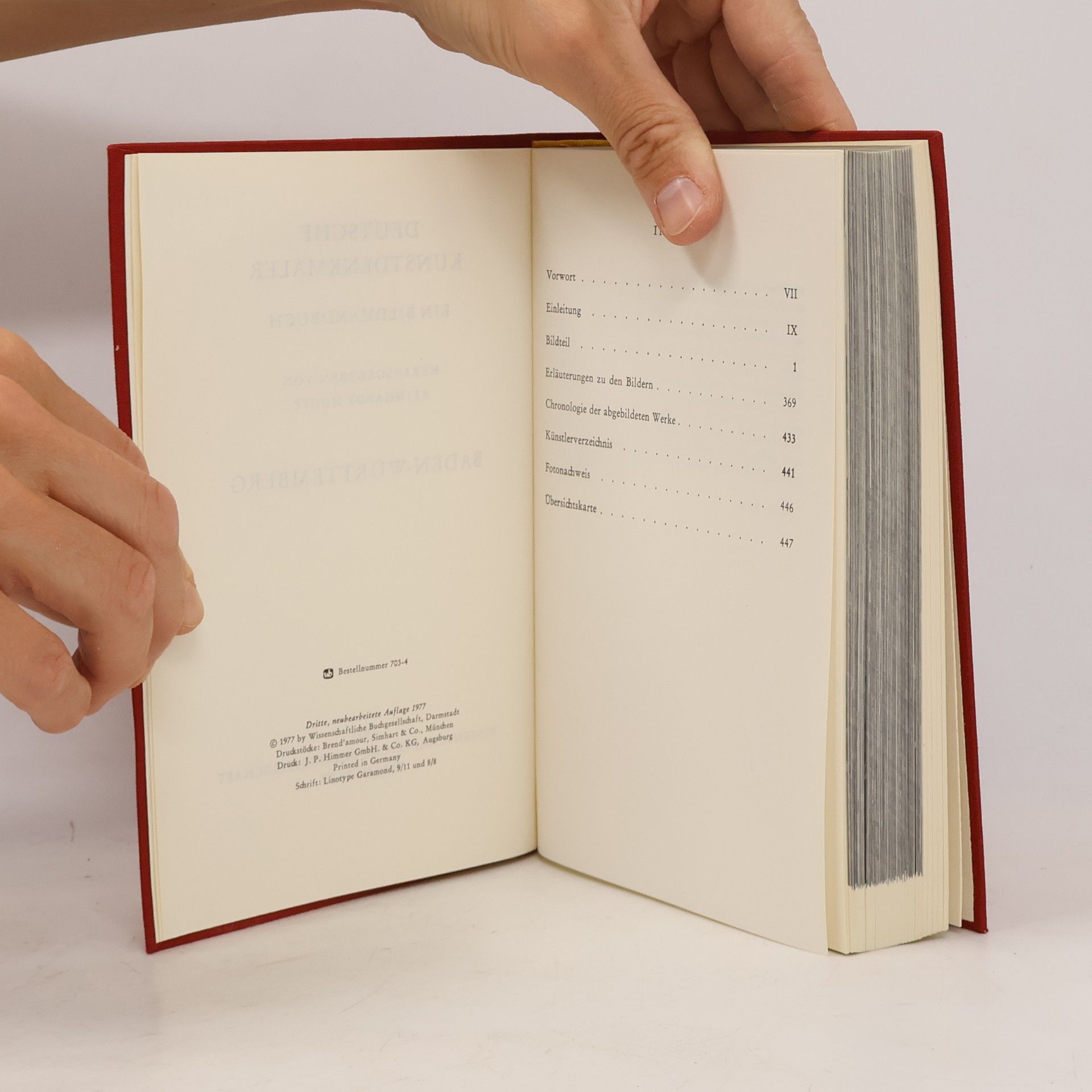Autorenkollektiv Deutsche Kunstdenkmäler. Bildhandbuch. Baden Württemberg