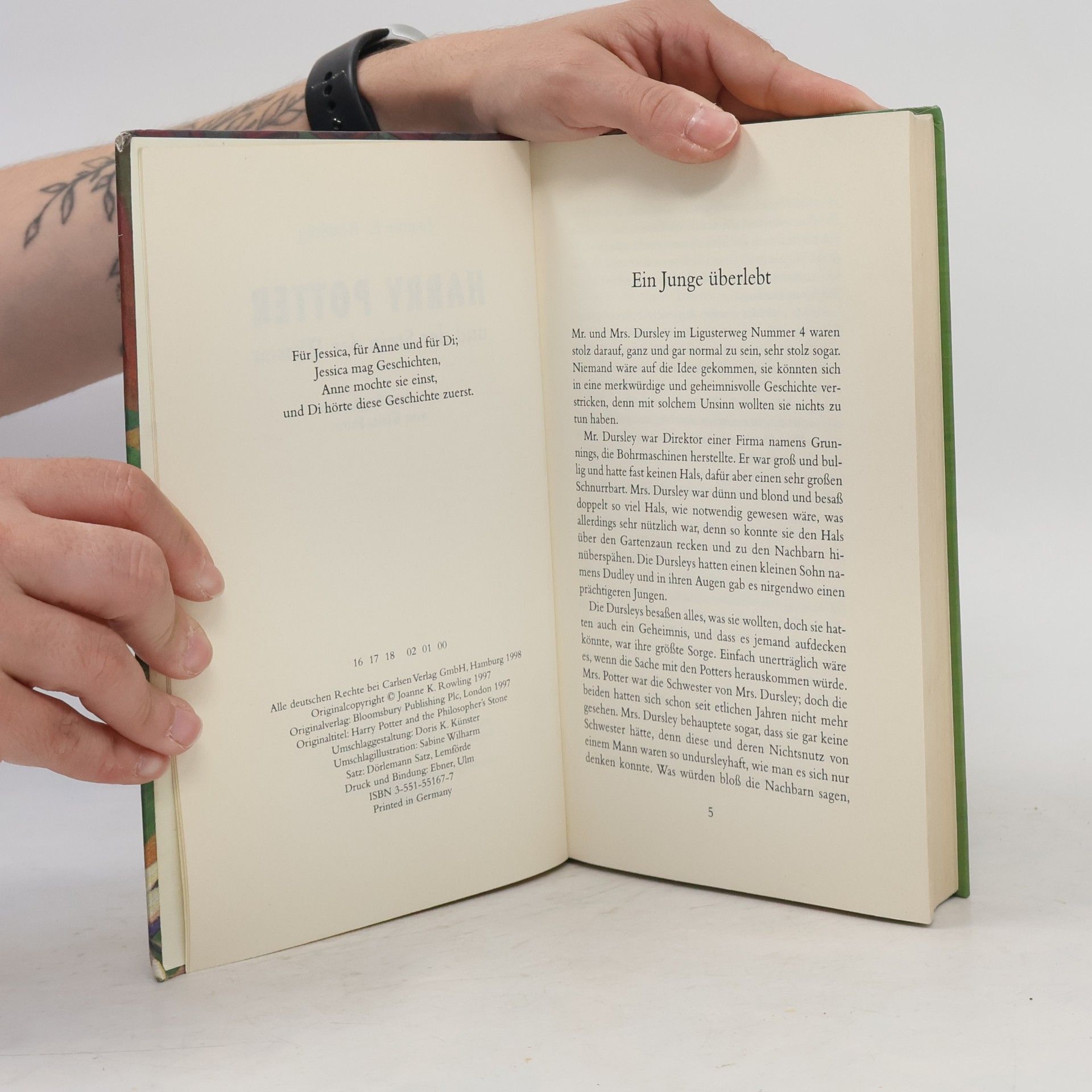 J. K. Rowling Harry Potter und der Stein der Weisen