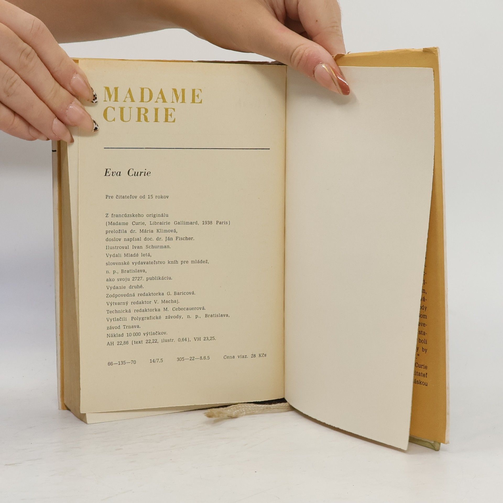 Ève Curiová Madame Curie