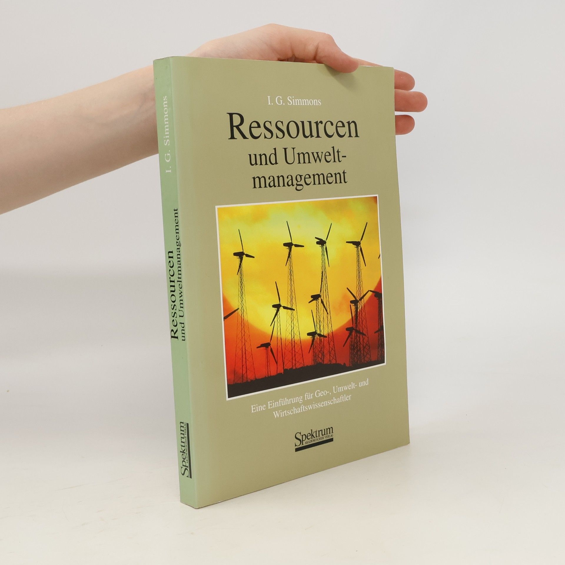 Ian G. Simmons Ressourcen und Umweltmanagement