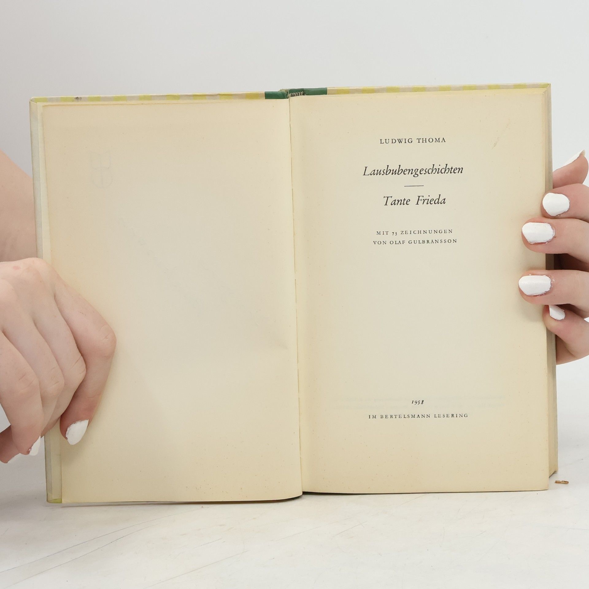 Ludwig Thoma Lausbubengeschichten. Tante Frieda