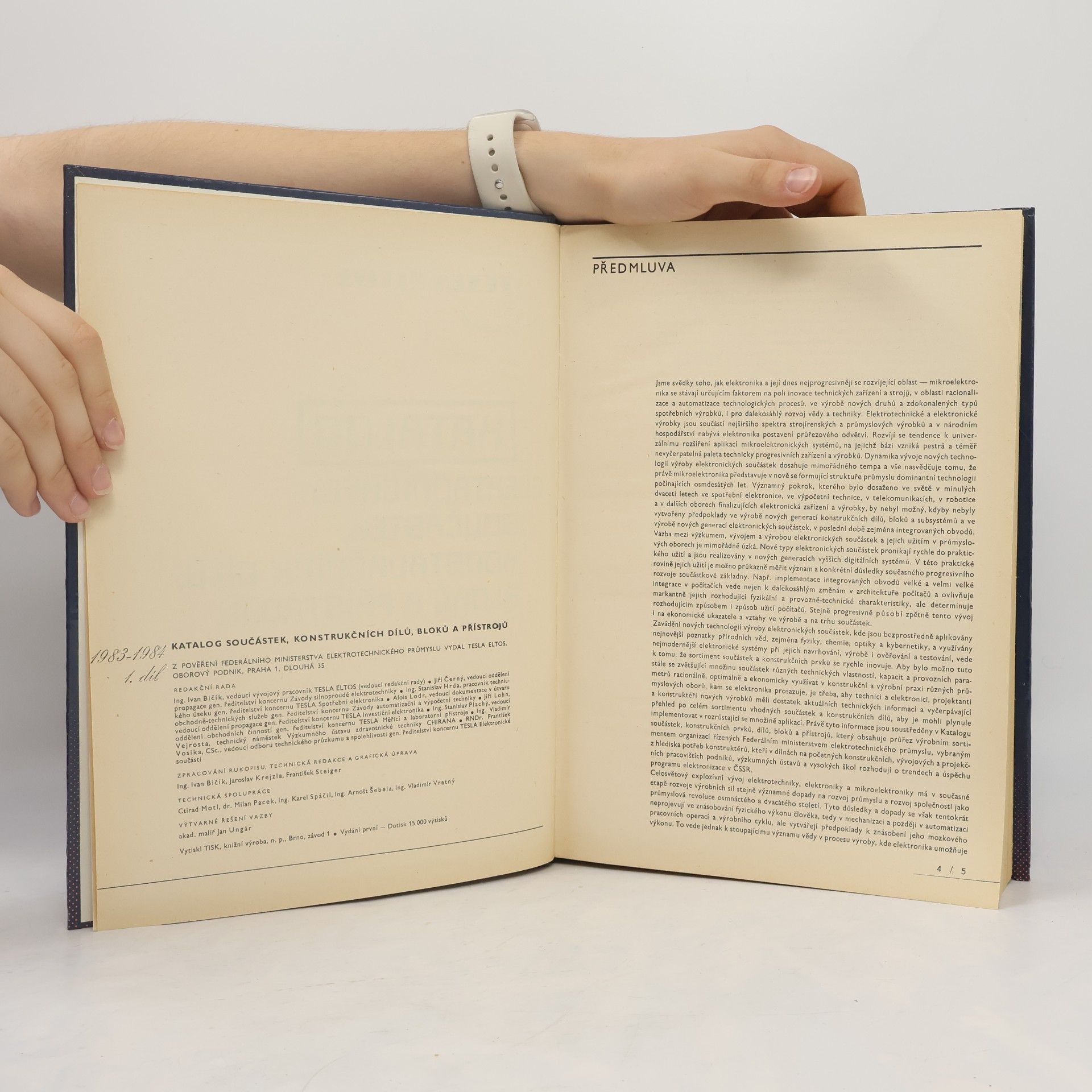Kolektiv autorů Katalog elektronických součástek, konstrukčních dílů, bloků a přístrojů 1. 1983-1984