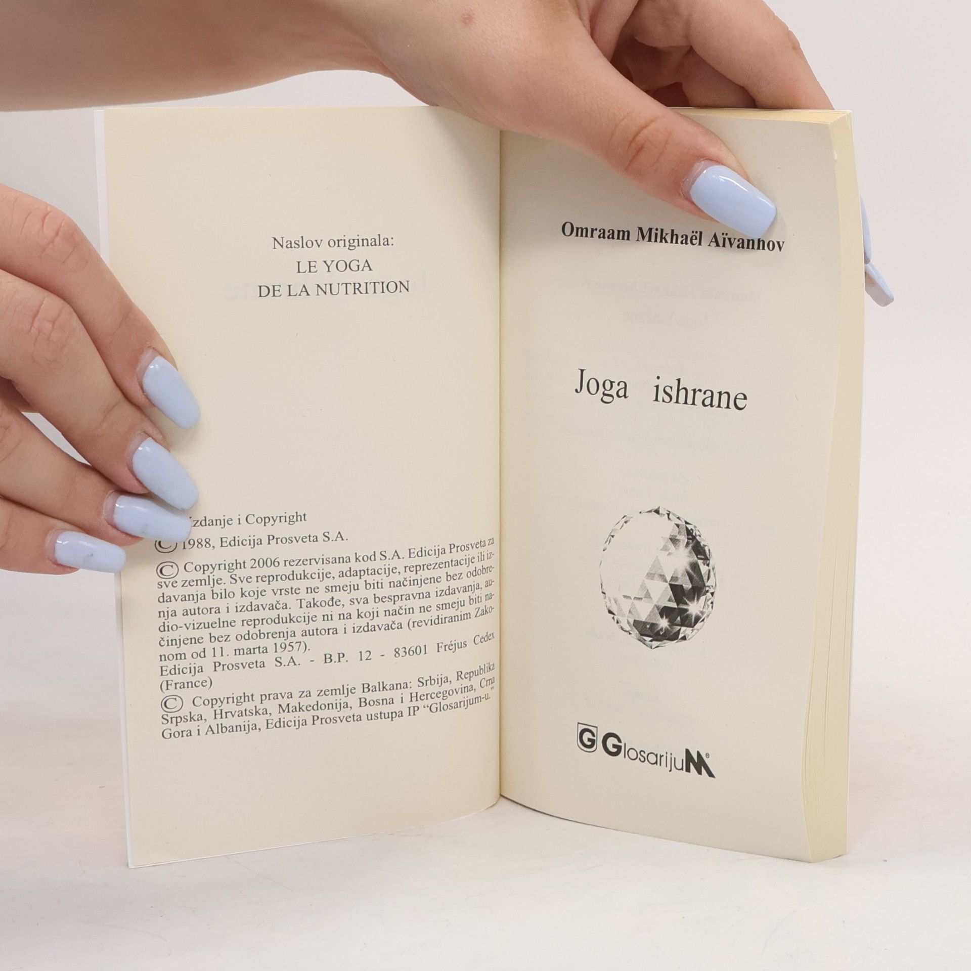Omraam Mikhaël Aivanhov Joga ishrane