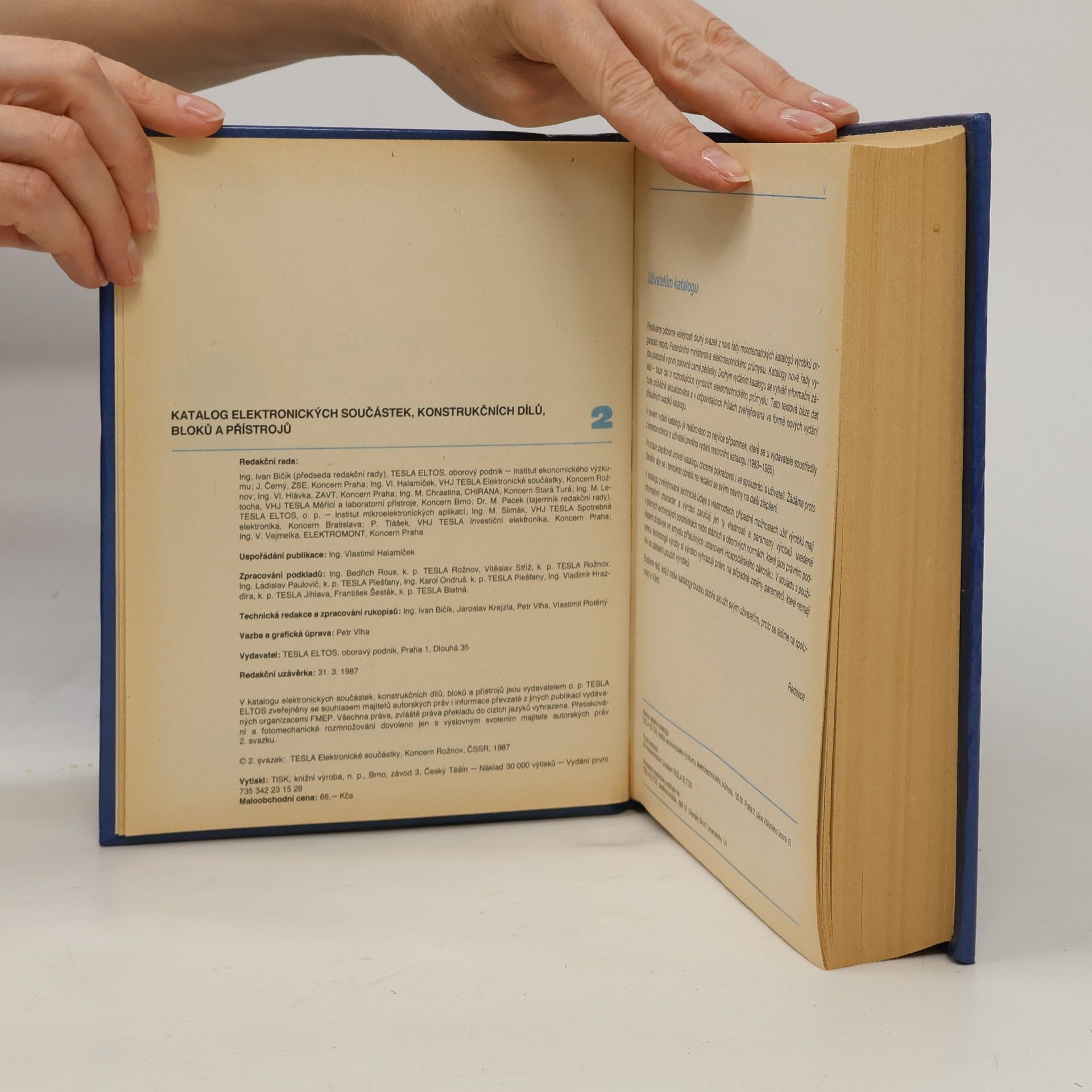 Vlastimil Halamíček Katalog elektronických součástek, konstrukčních dílů, bloků a přístrojů 2.