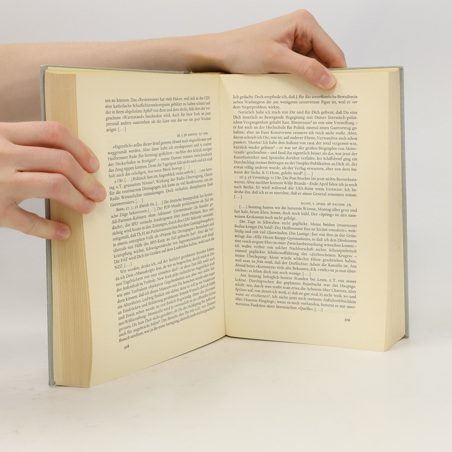 Theodor Heuss Tagebuch Briefe 1955/1963