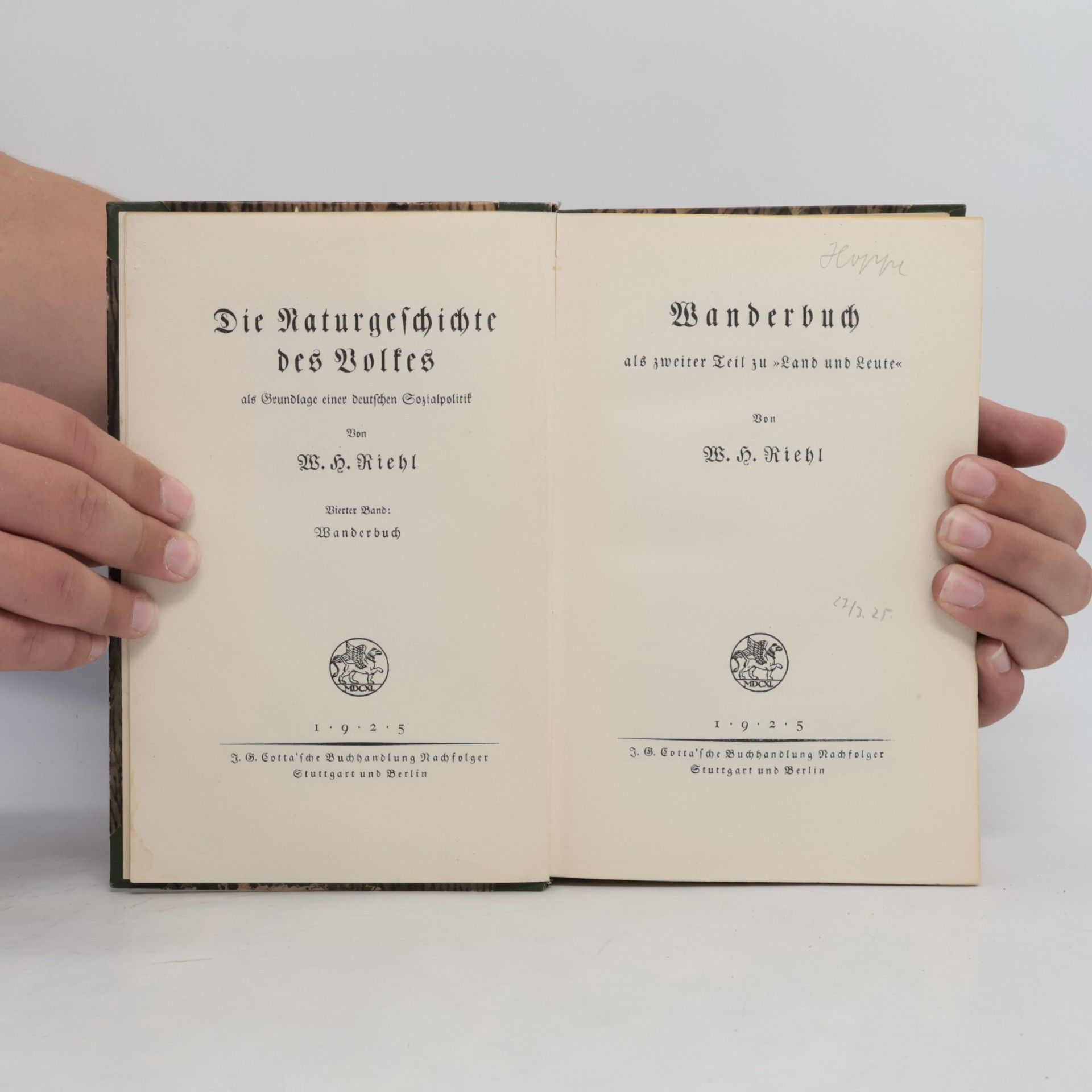 Maria Riebl Wanderbuch als zweiter Teil zu Land und Leute